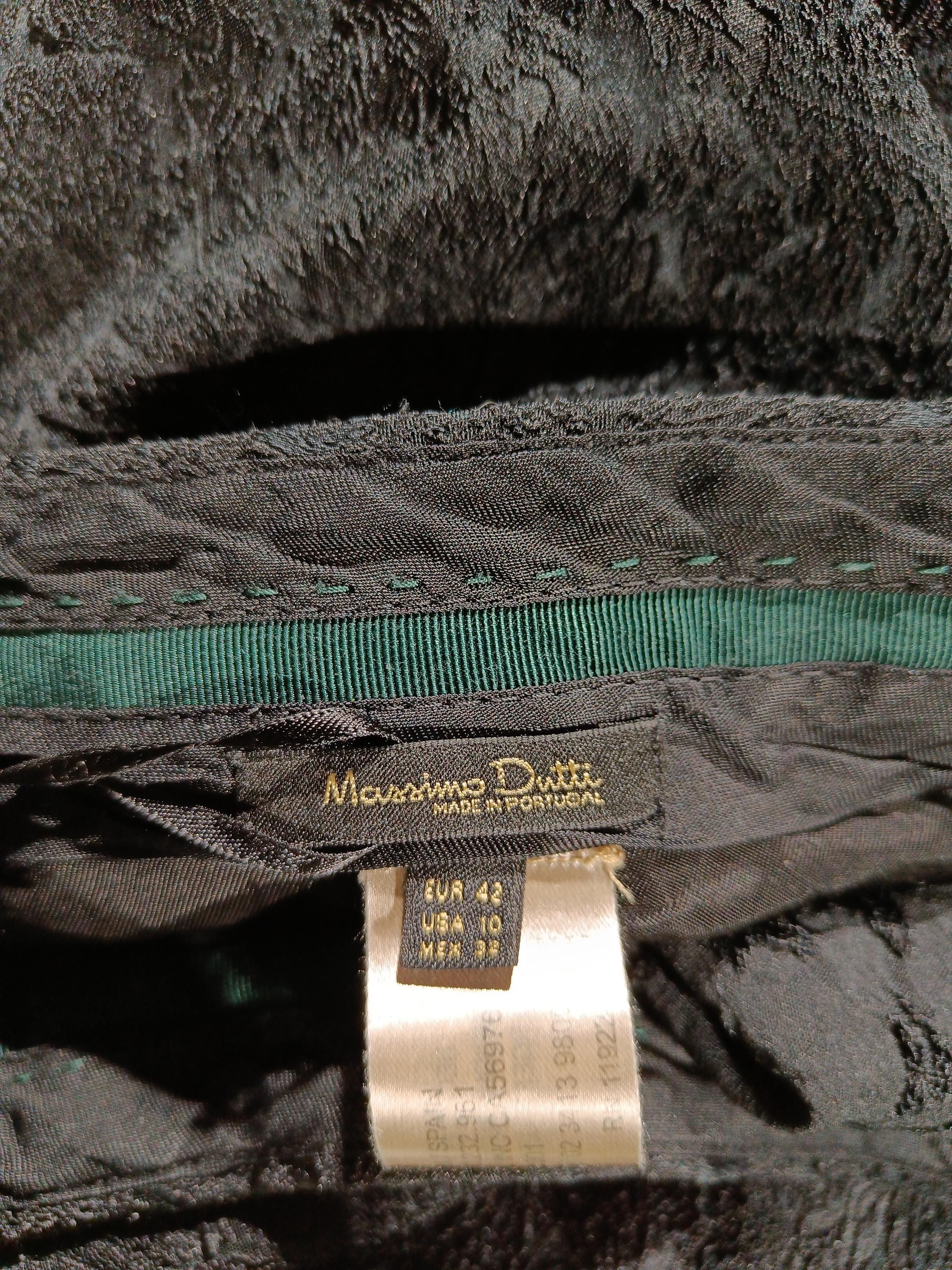 Massimo Dutti Women's Trousers UK 14 Black Polyester - Image 6