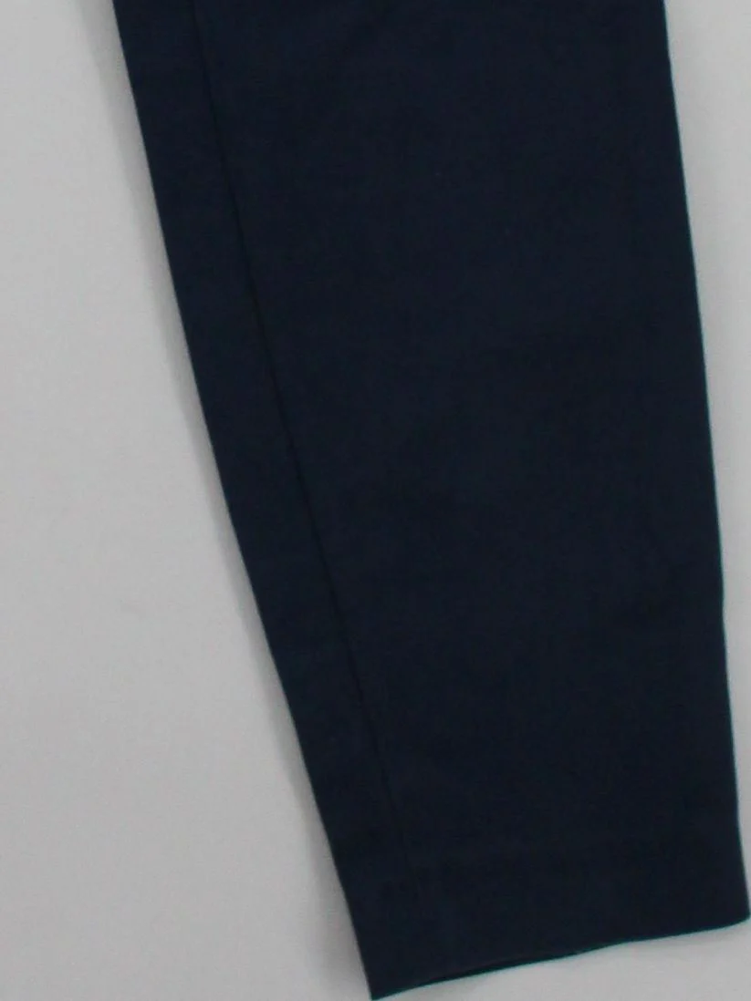 Massimo Dutti Women's Trousers UK 14 Blue Cotton with Polyamide, Elastane Chino - Image 4