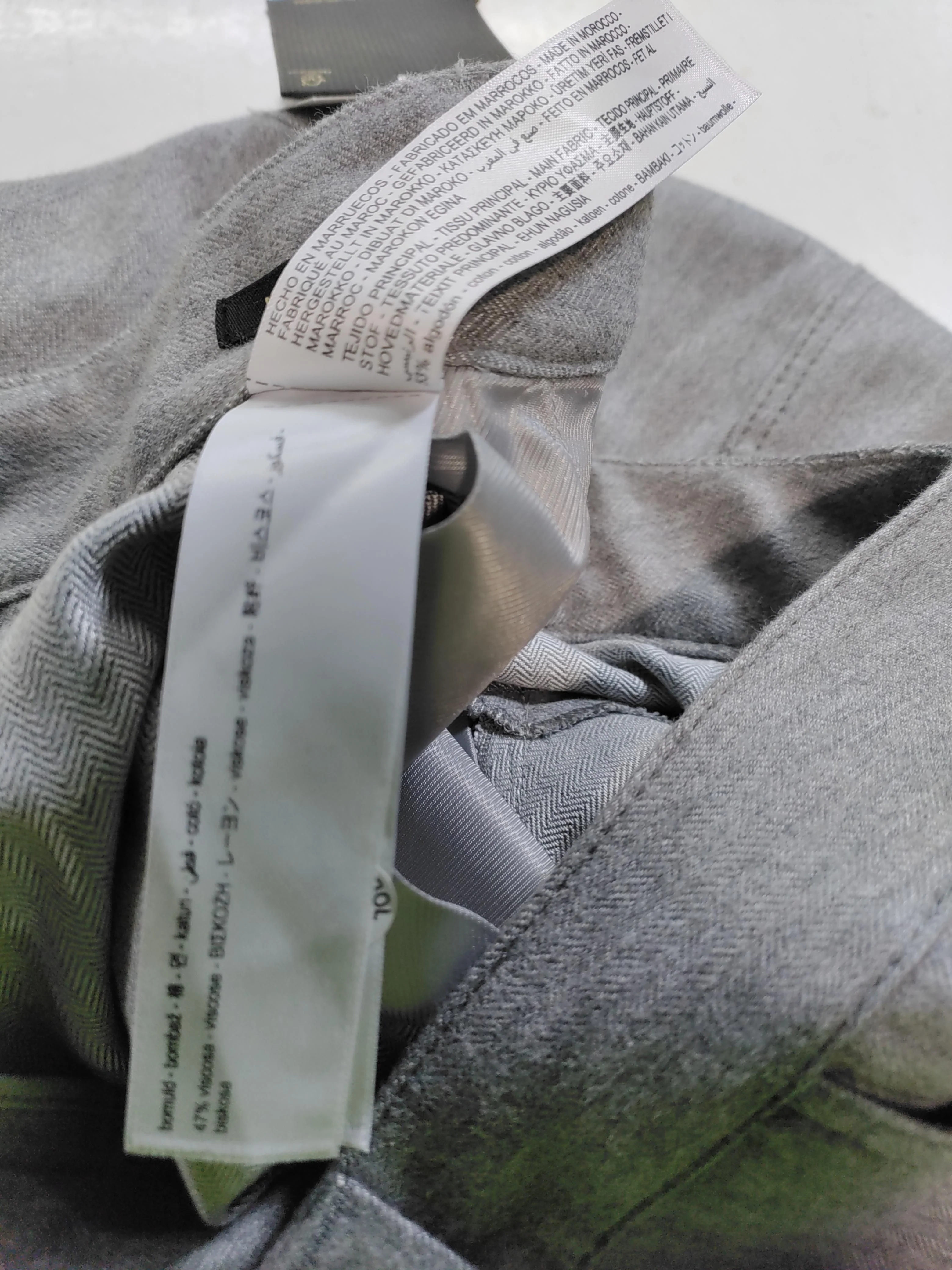Massimo Dutti Women's Trousers UK 14 Grey Polyester New with tags - Image 6