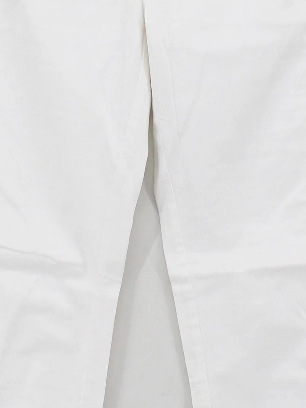 Massimo Dutti Women's Trousers UK 6 White Cotton - Image 3