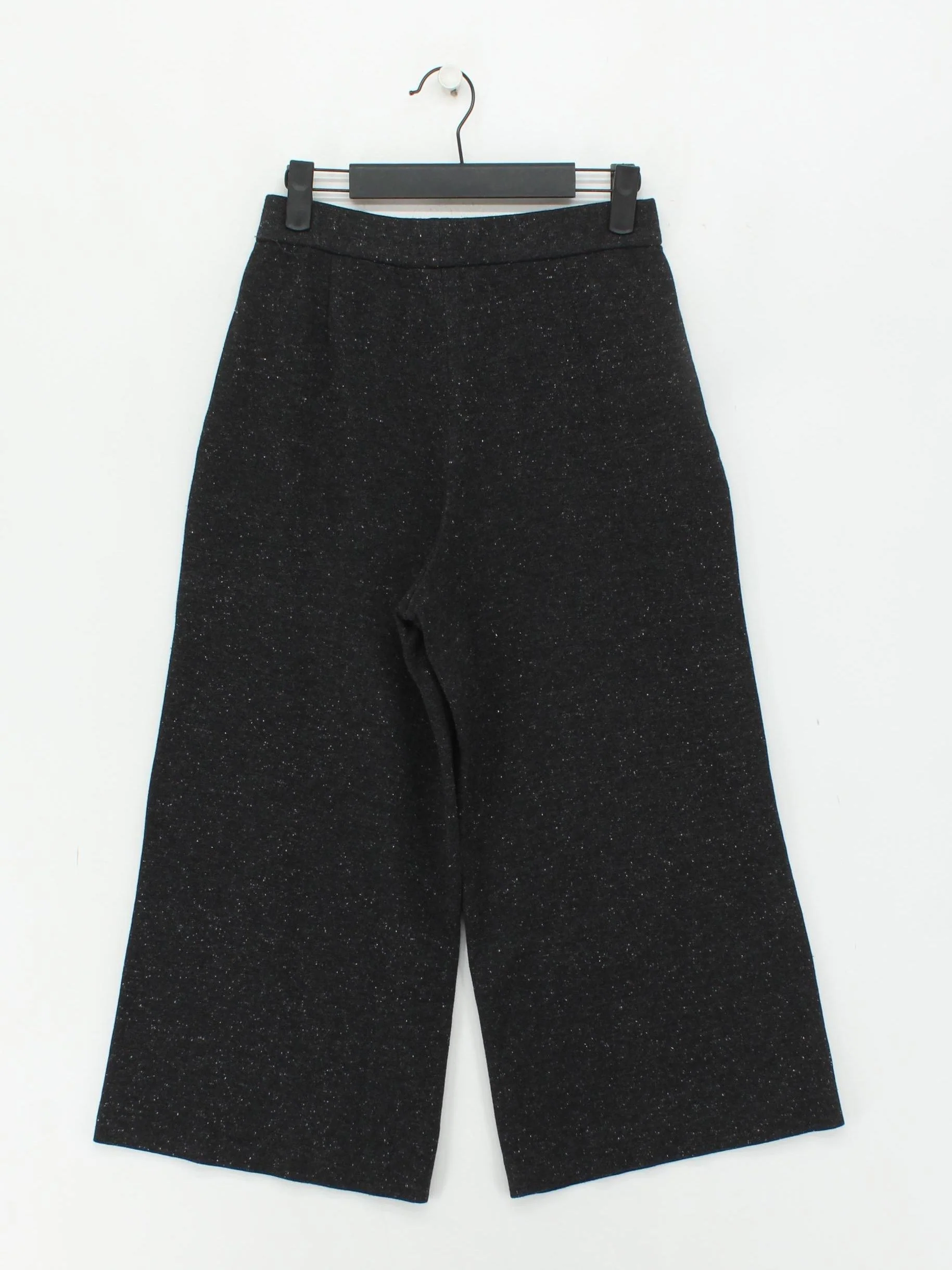 Massimo Dutti Women's Trousers W 26 in Black Polyester - Image 2