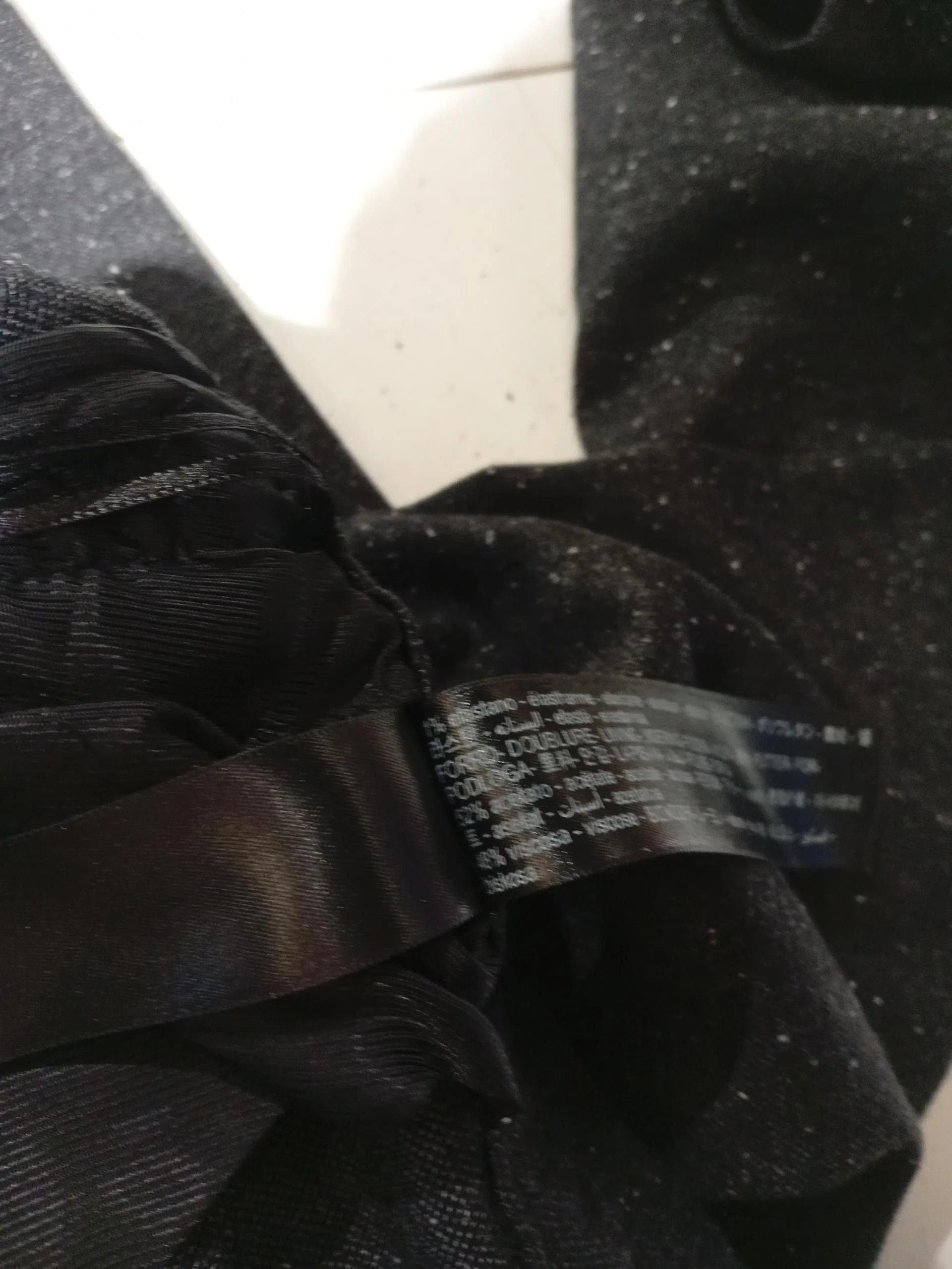 Massimo Dutti Women's Trousers W 26 in Black Polyester - Image 6