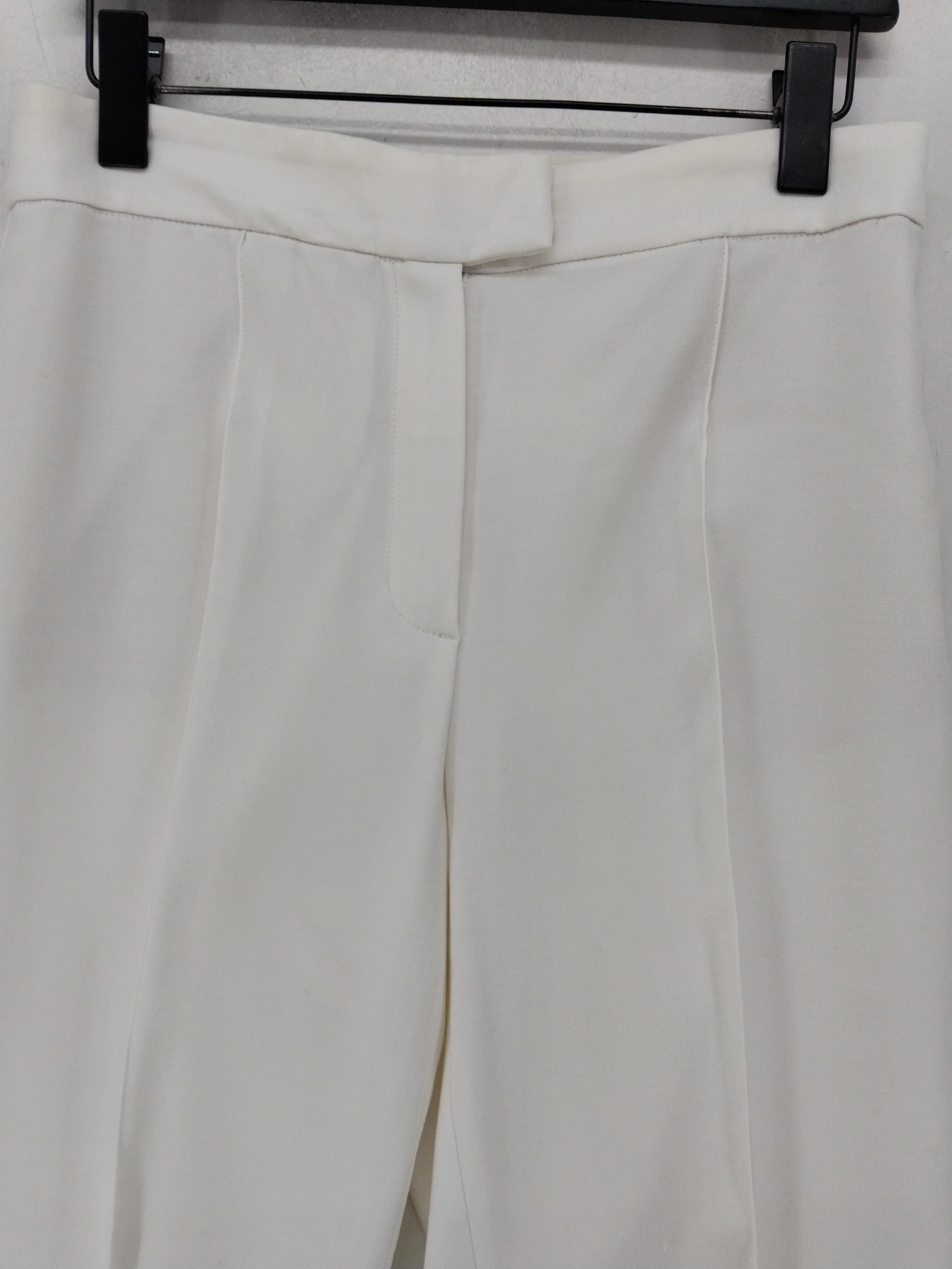Massimo Dutti Women's Two Piece Suit UK 14 White Acetate - Image 5