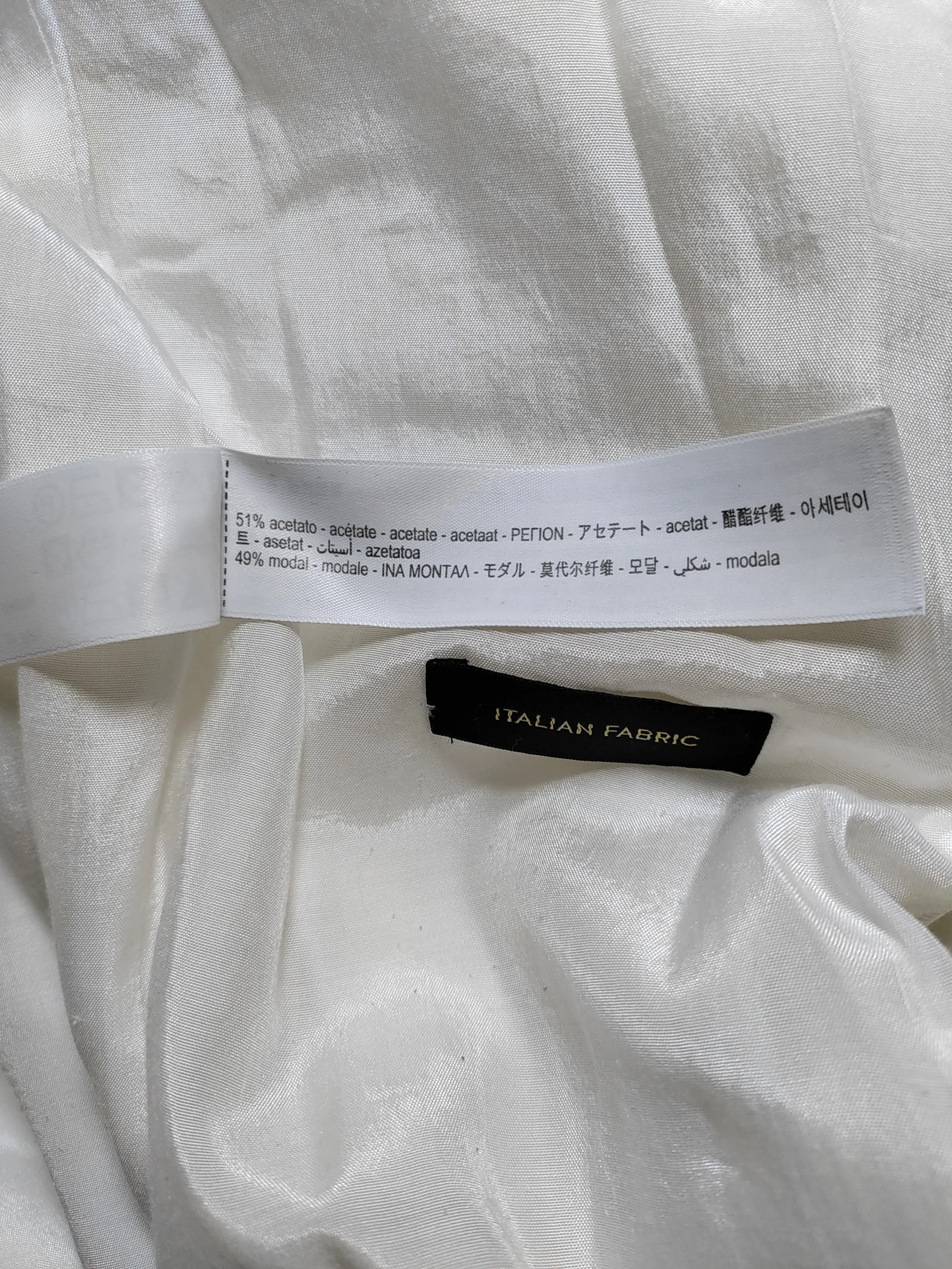 Massimo Dutti Women's Two Piece Suit UK 14 White Acetate - Image 9