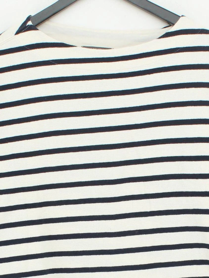 Mat De Misaine Women's T-Shirt UK 8 Cream 100% Cotton Basic - Image 3