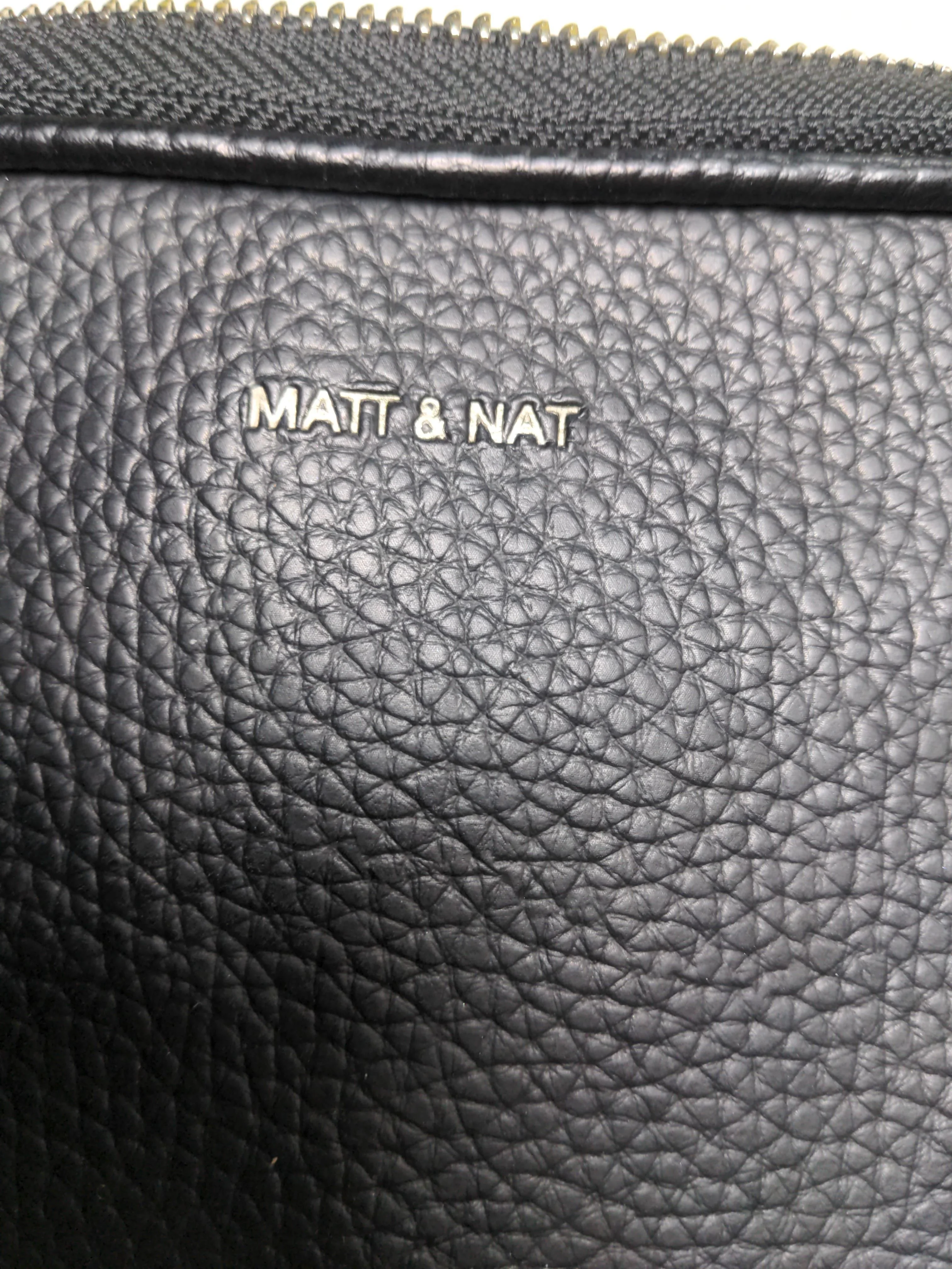 Matt & Nat Women's Bag Black 100% Faux Leather Crossbody - Image 5