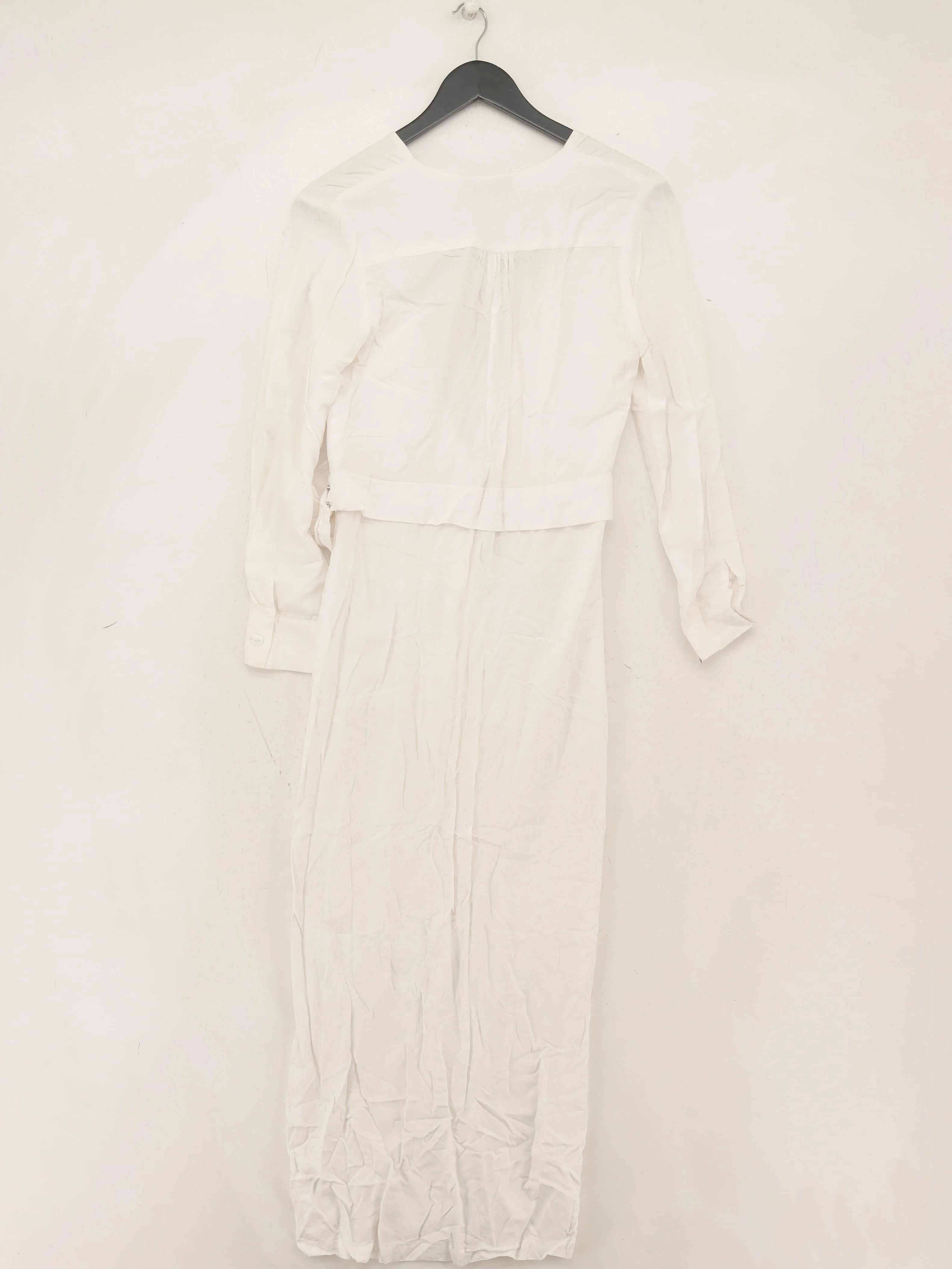 Maurie & Eve Shirt Midi Dress UK8 in White - Image 2