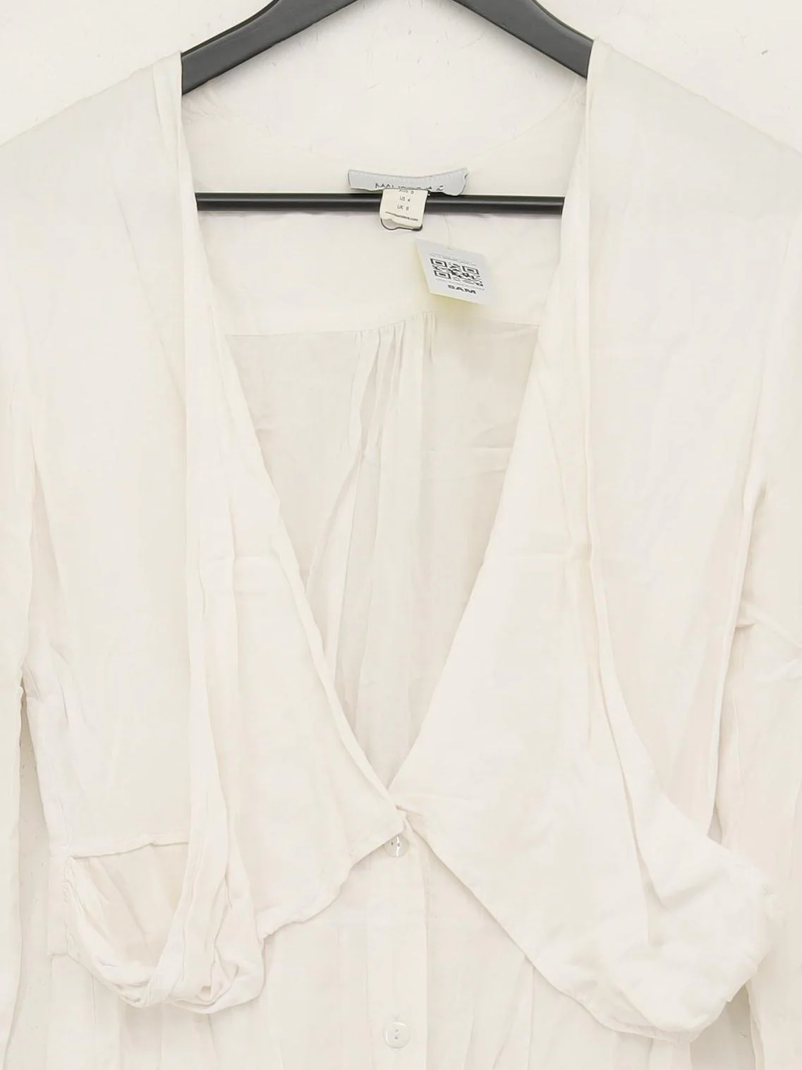 Maurie & Eve Shirt Midi Dress UK8 in White - Image 3