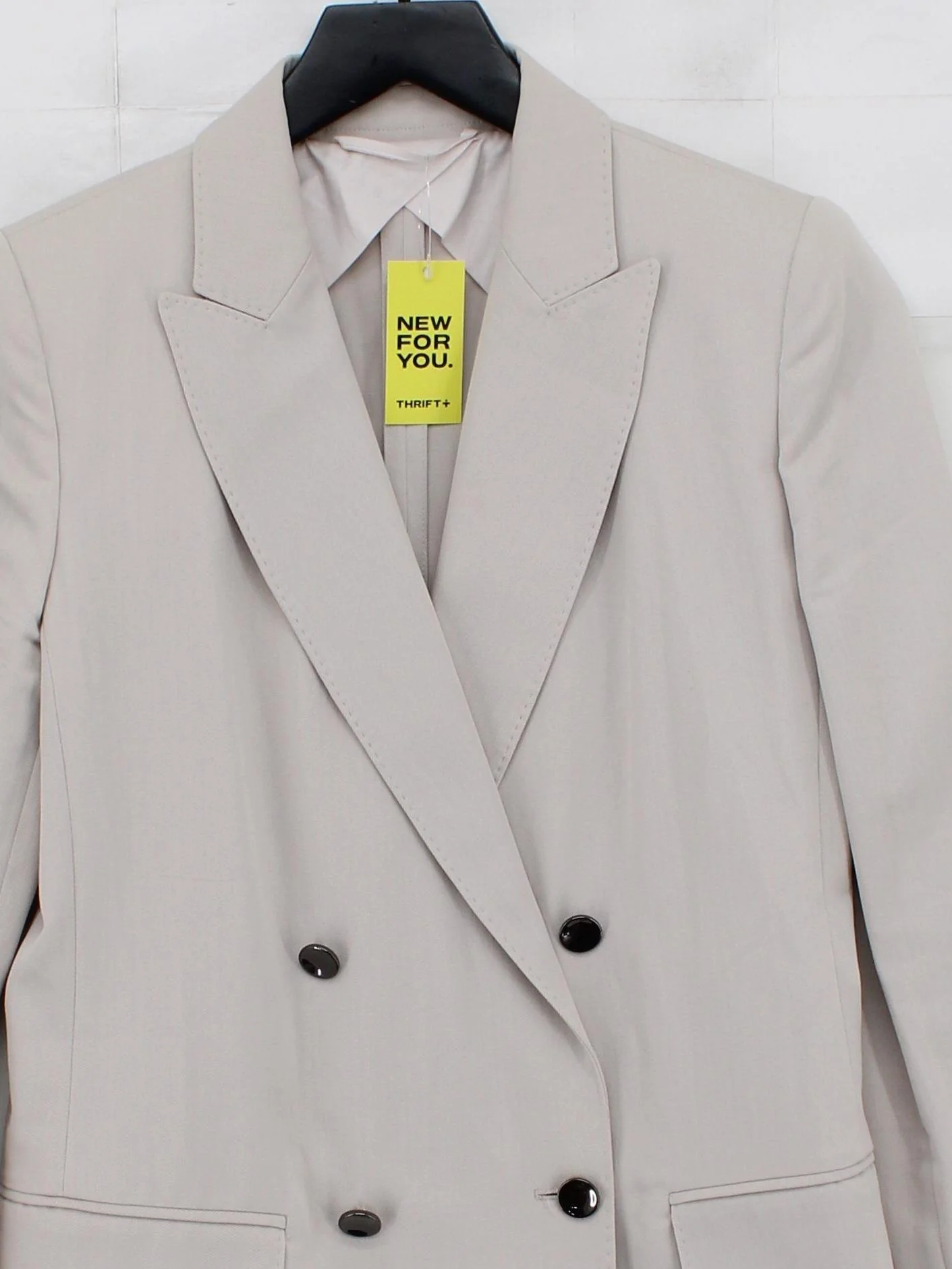 Max Mara Women's Blazer UK 6 Cream 100% Cotton Overcoat - Image 3