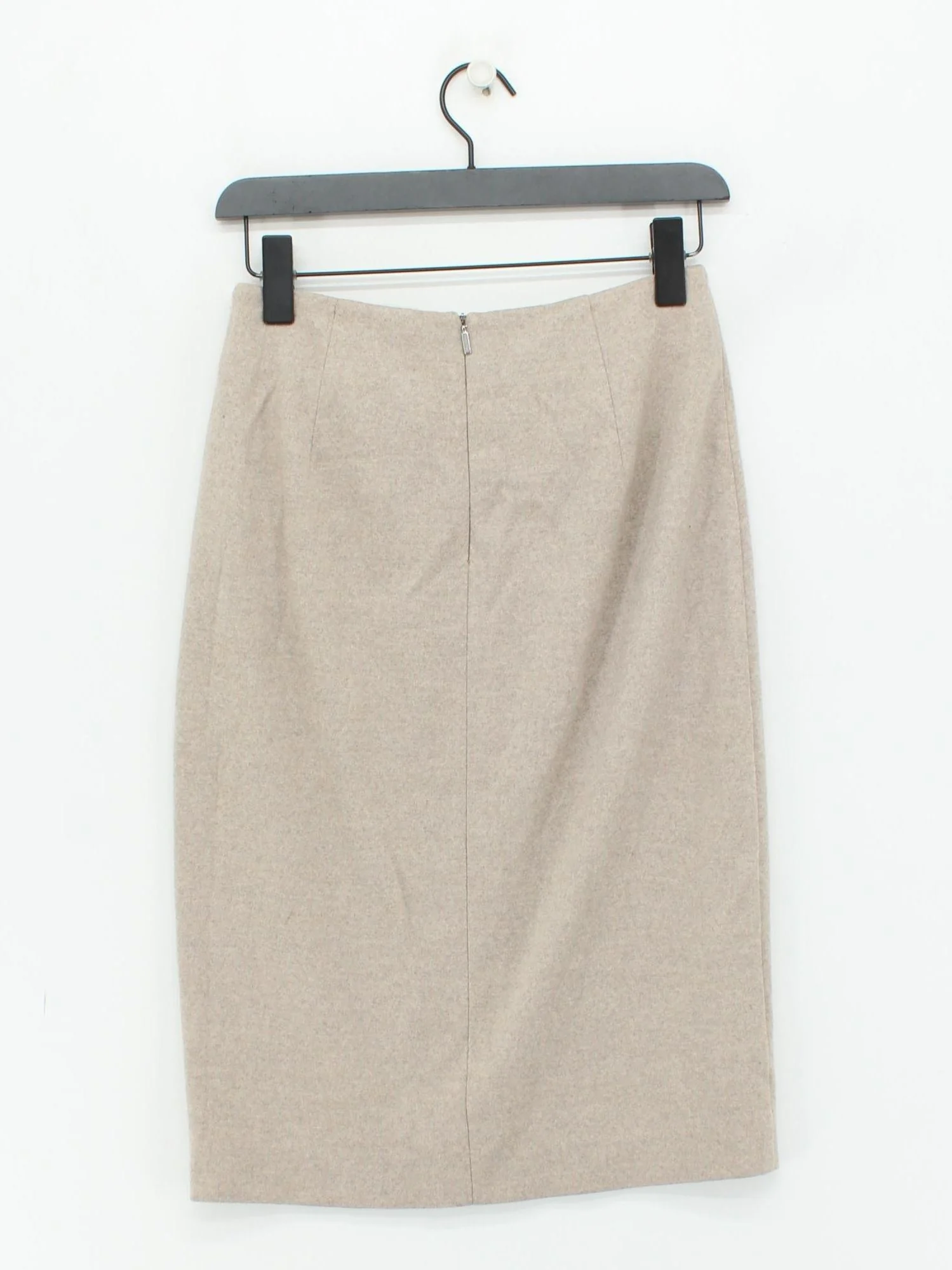Max Mara Women's Midi Skirt L Tan 100% Other Midi Wrap - Image 2