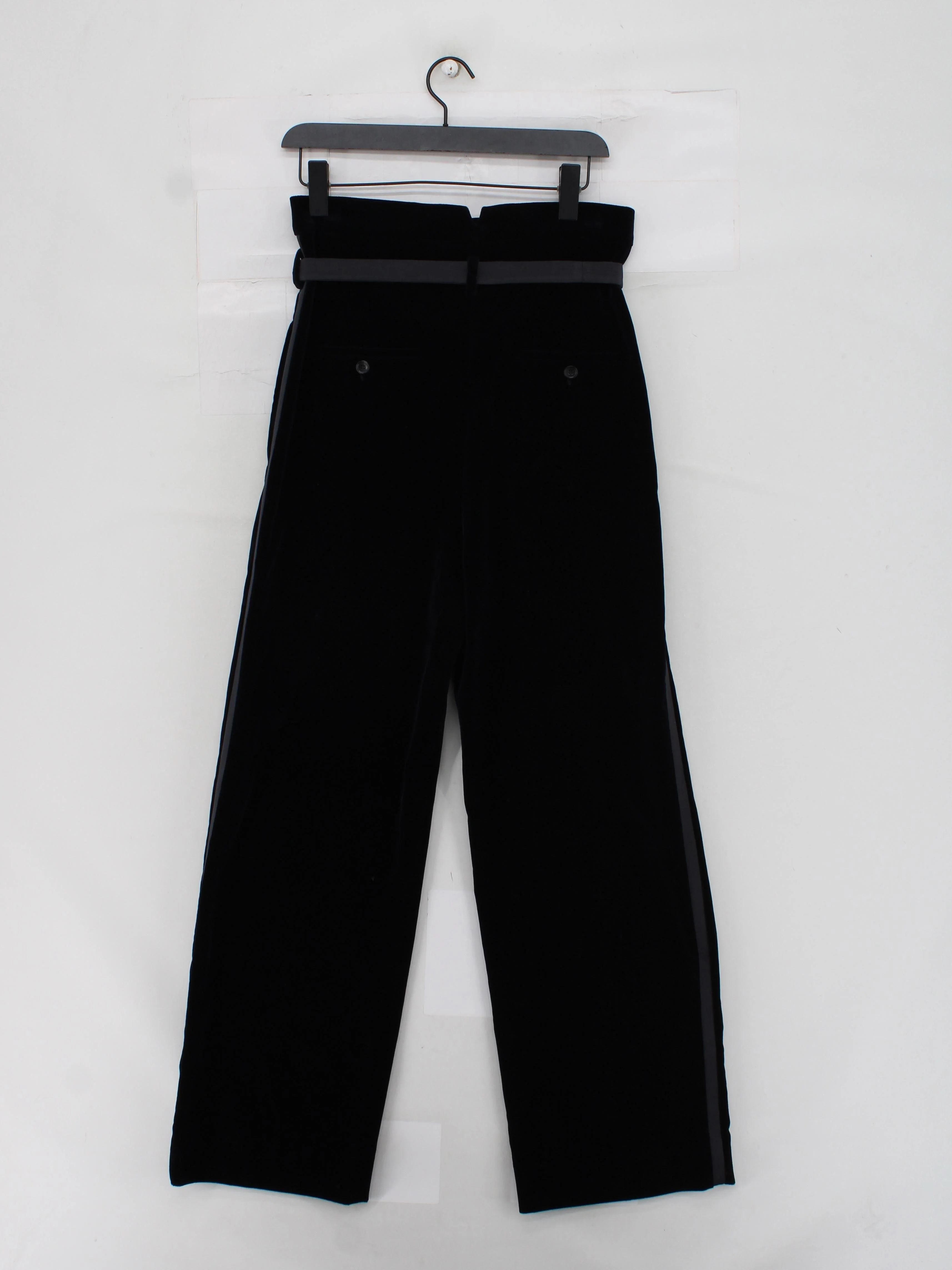 Max Mara Women's Suit Trousers UK 8 Black Cotton with Elastane Dress Pants - Image 2