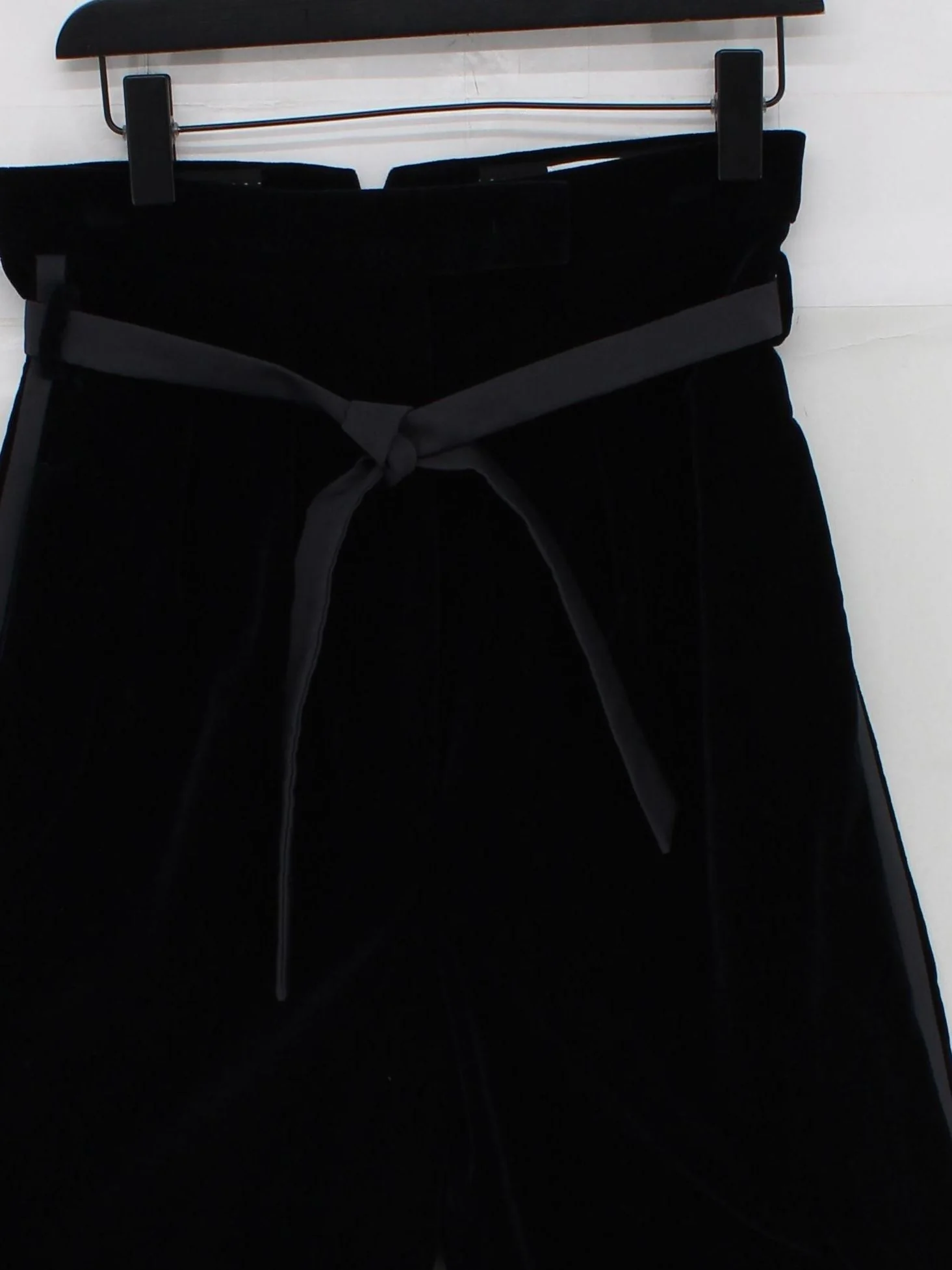 Max Mara Women's Suit Trousers UK 8 Black Cotton with Elastane Dress Pants - Image 3