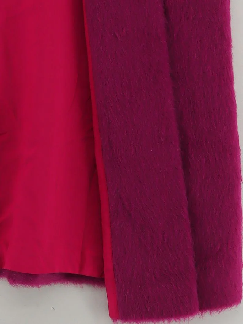 Mayerline Women's Coat UK 20 Purple Acrylic New with tags - Image 4