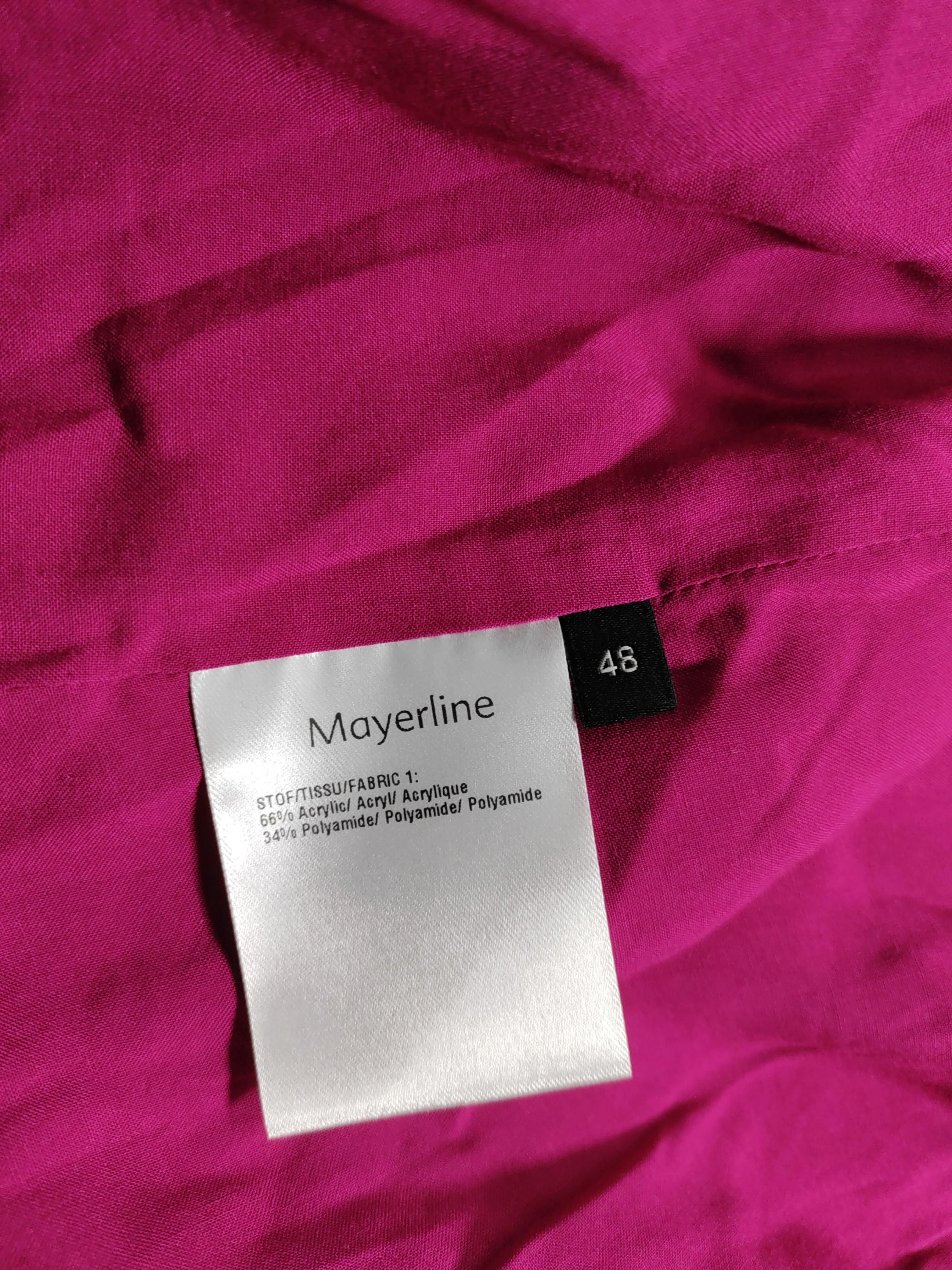 Mayerline Women's Coat UK 20 Purple Acrylic New with tags - Image 6