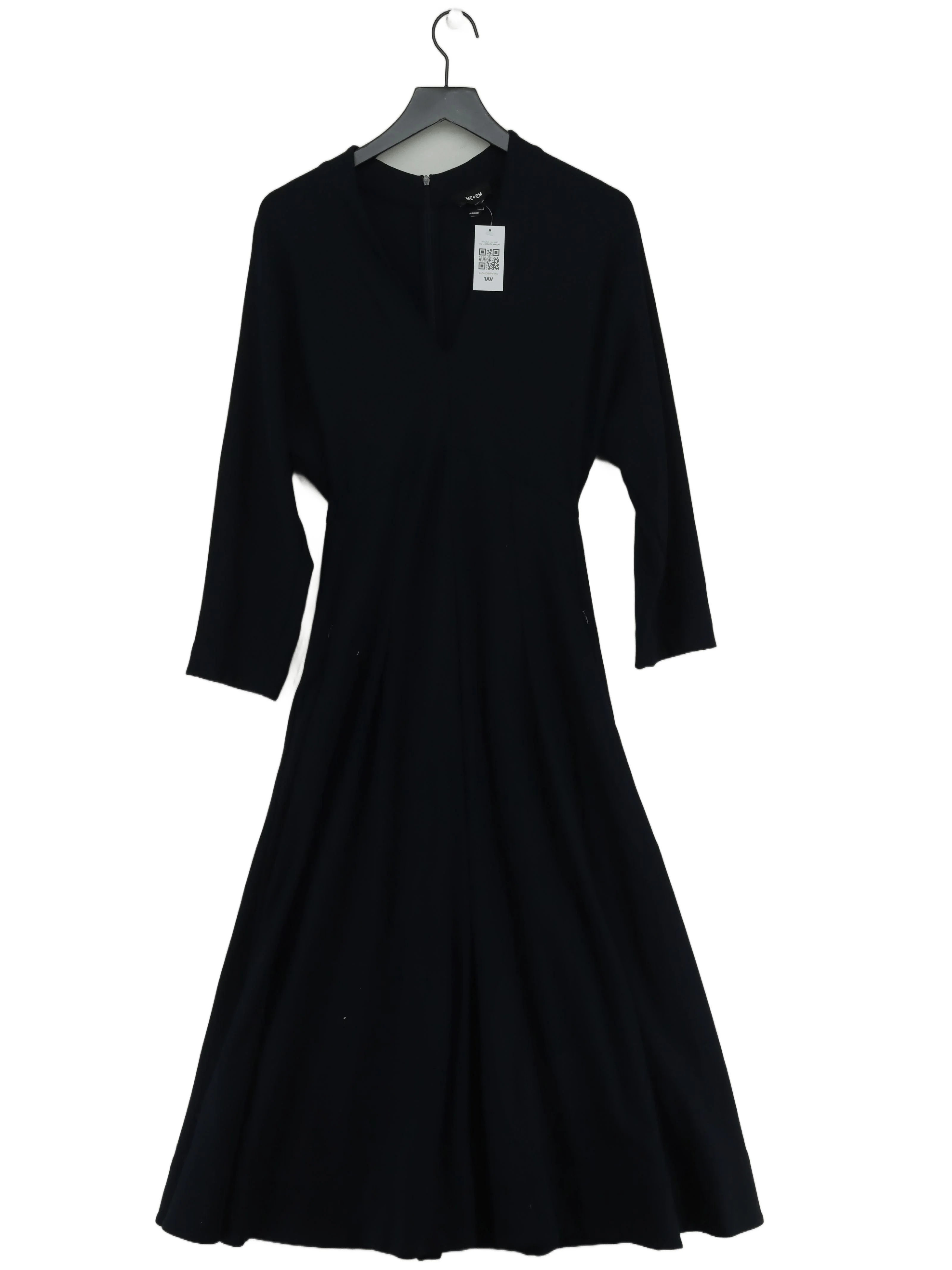 ME+EM A-Line Midi Dress UK12 in Black