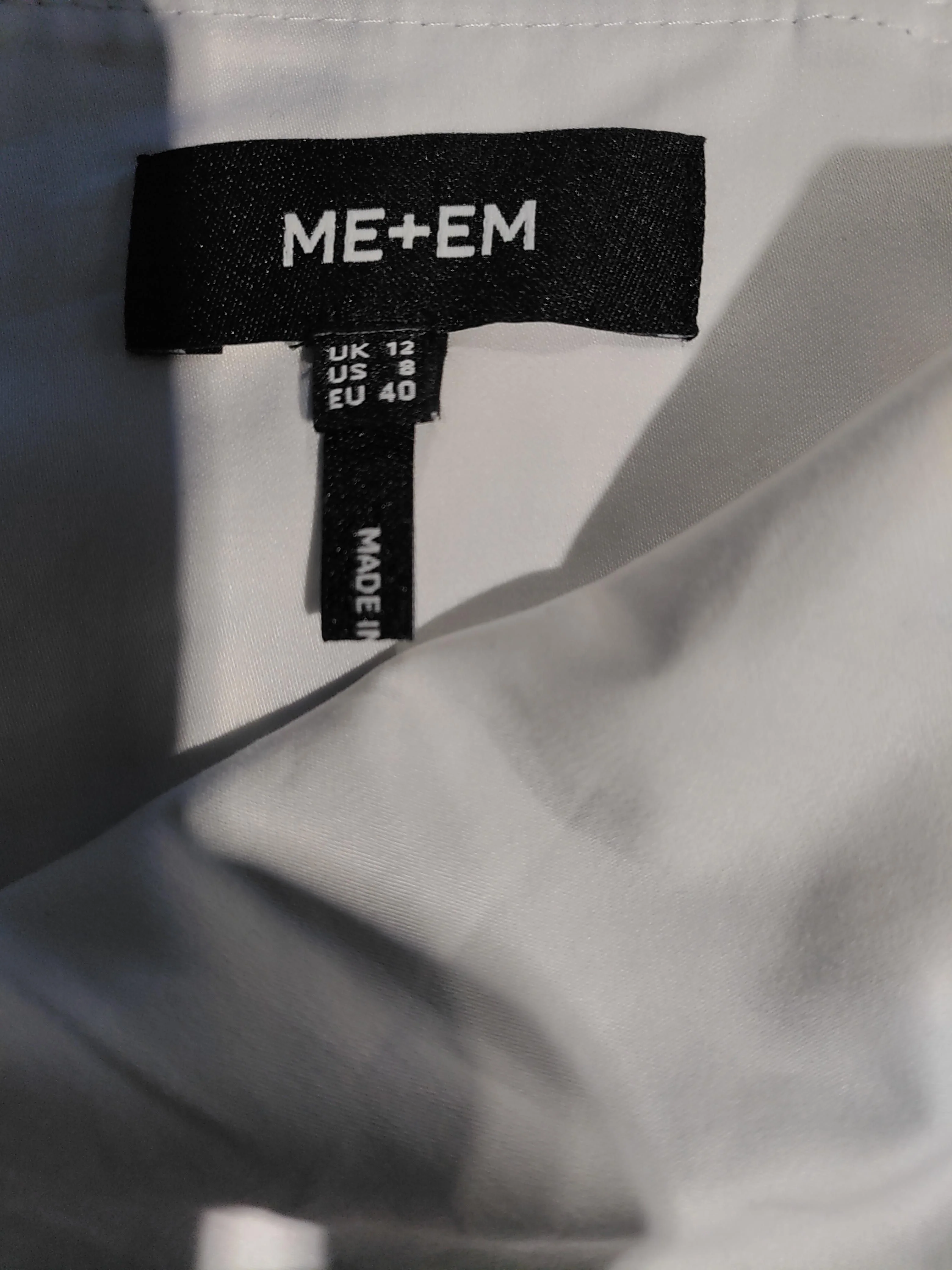 ME+EM A-Line Midi Dress UK12 in White - Image 5
