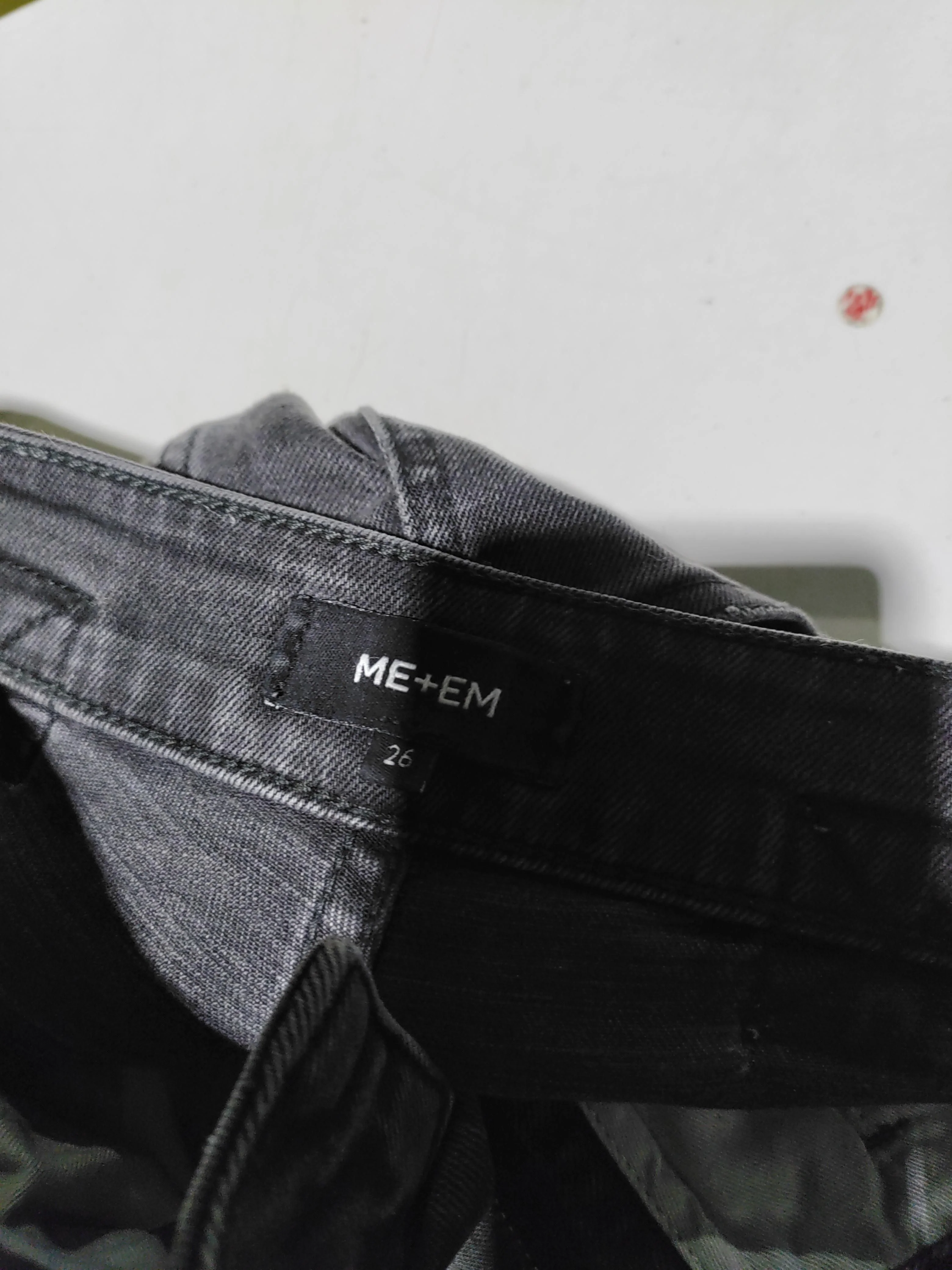 ME+EM Men's Jeans W 26 in Grey 100% Other Straight - Image 7
