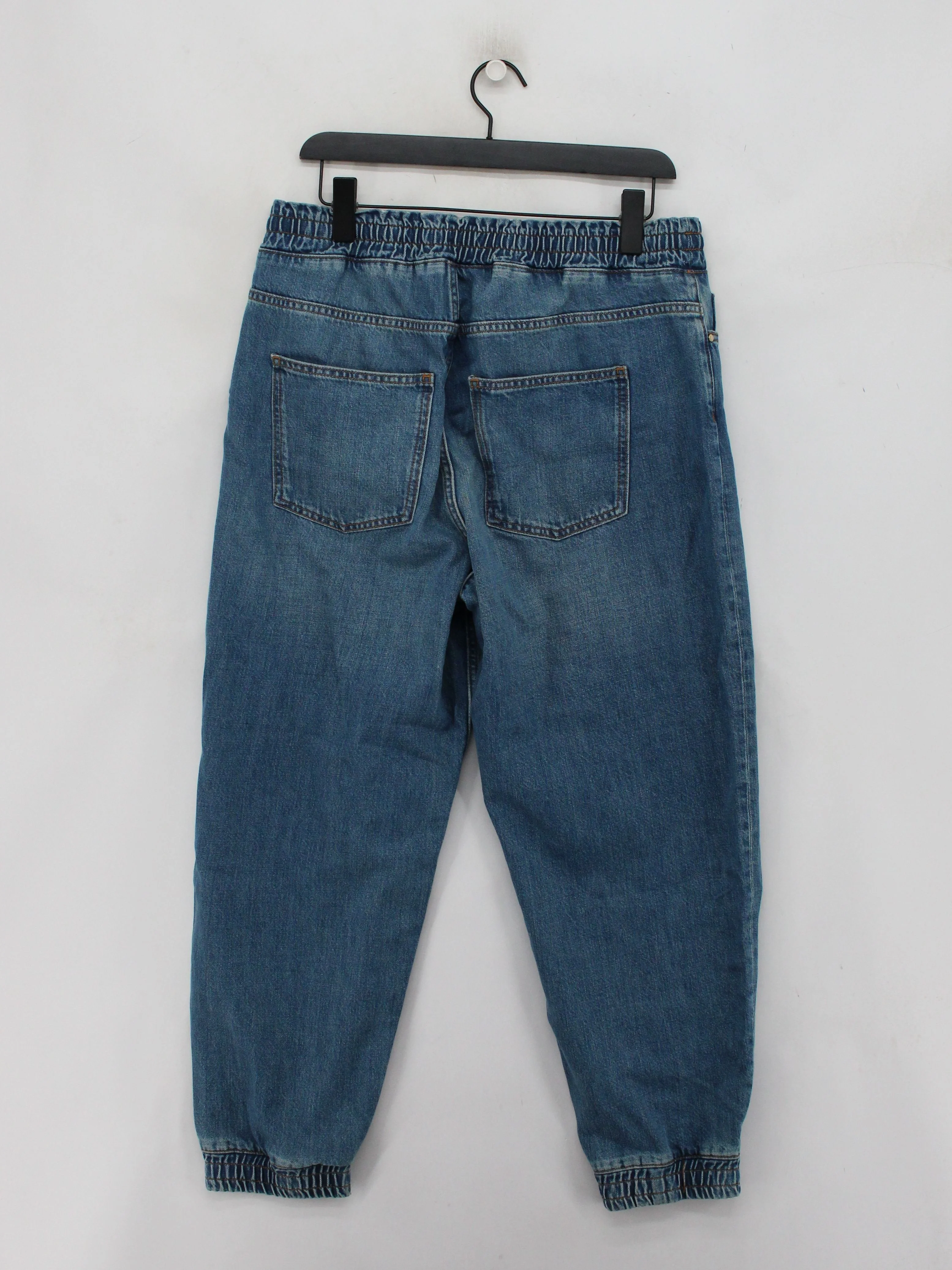 ME+EM Men's Sports Bottoms L Blue Cotton - Image 2