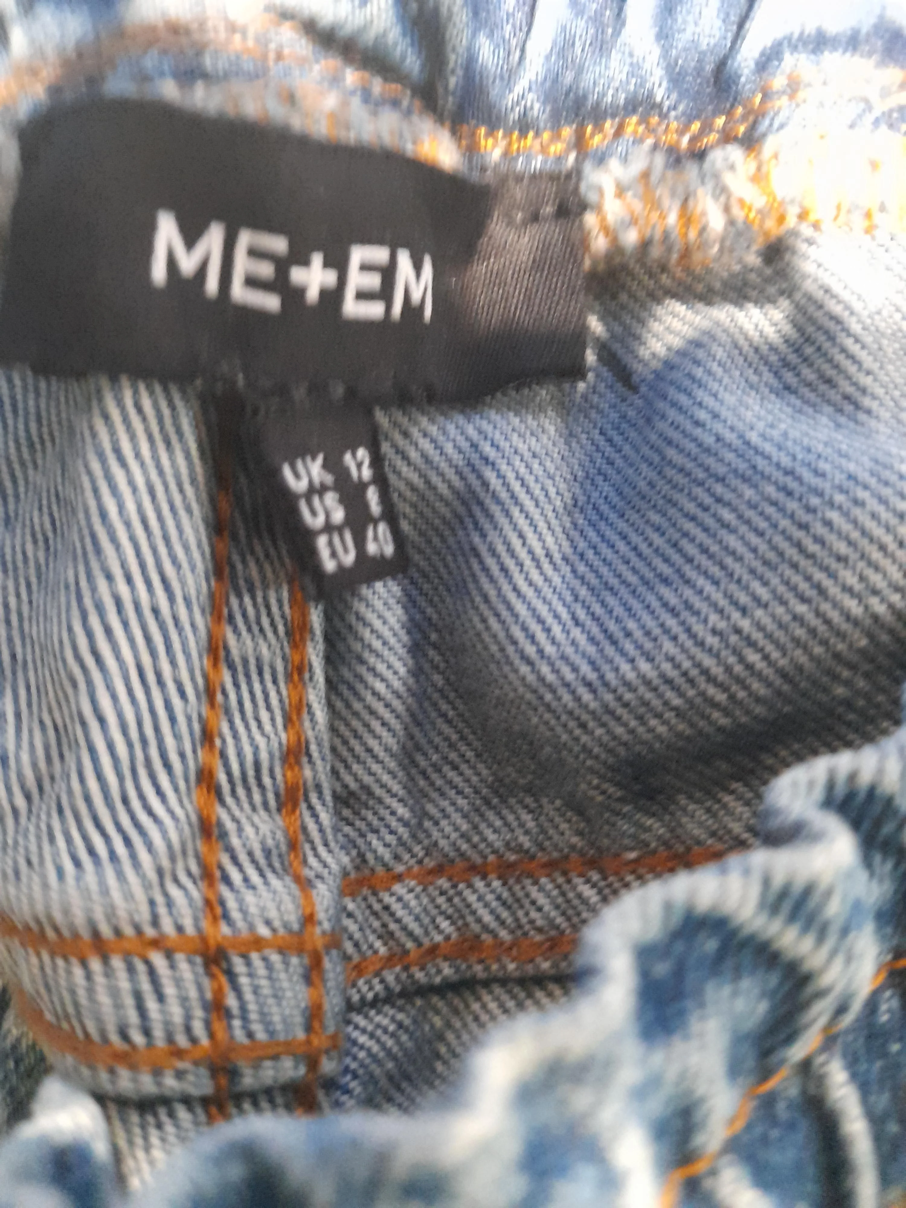 ME+EM Men's Sports Bottoms L Blue Cotton - Image 5