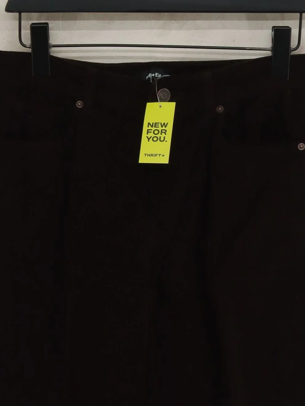 ME+EM Men's Trousers M Brown Cotton with Elastane Straight Chino - Image 3