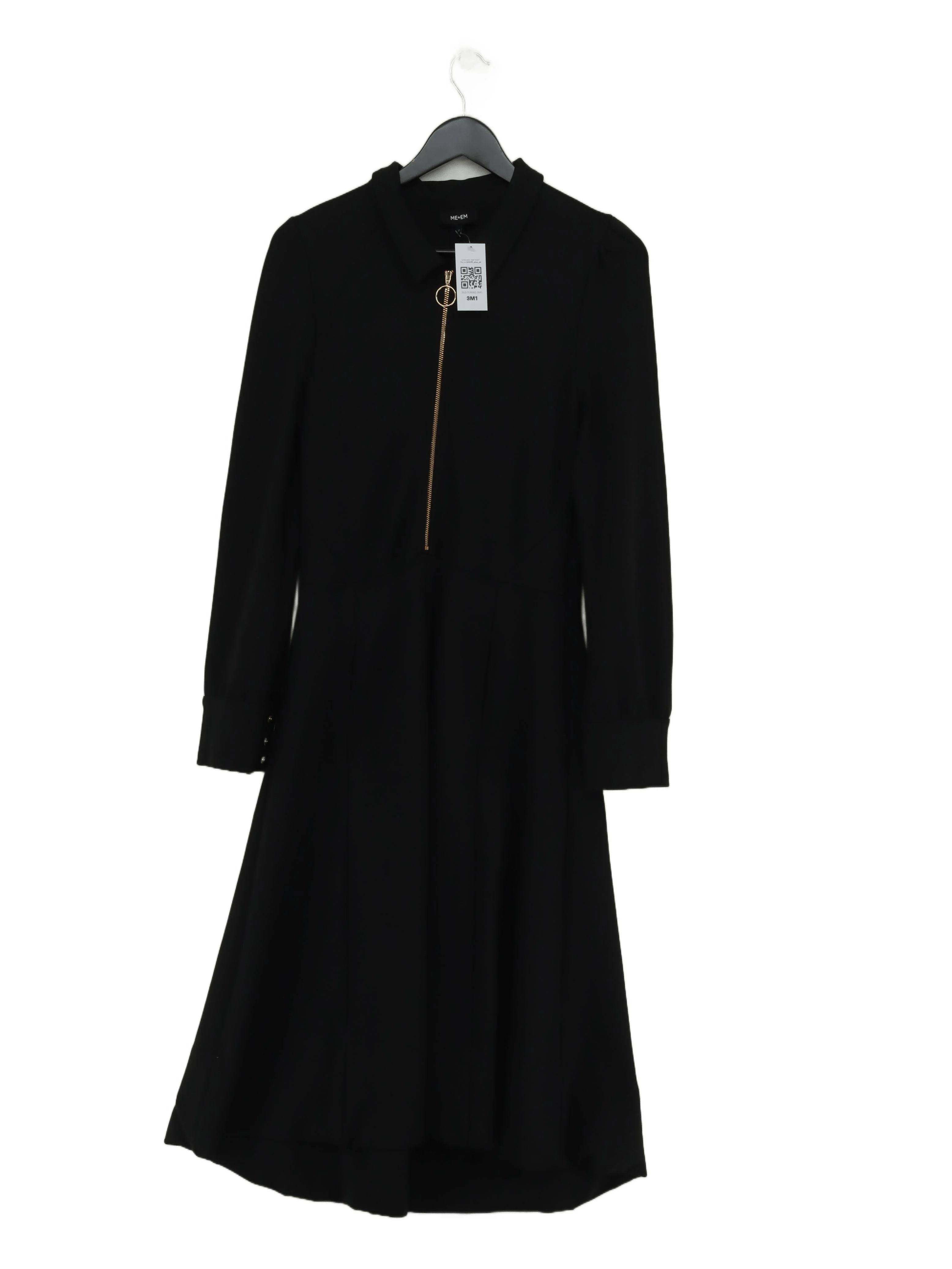 ME+EM Shirt Midi Dress UK12 in Black