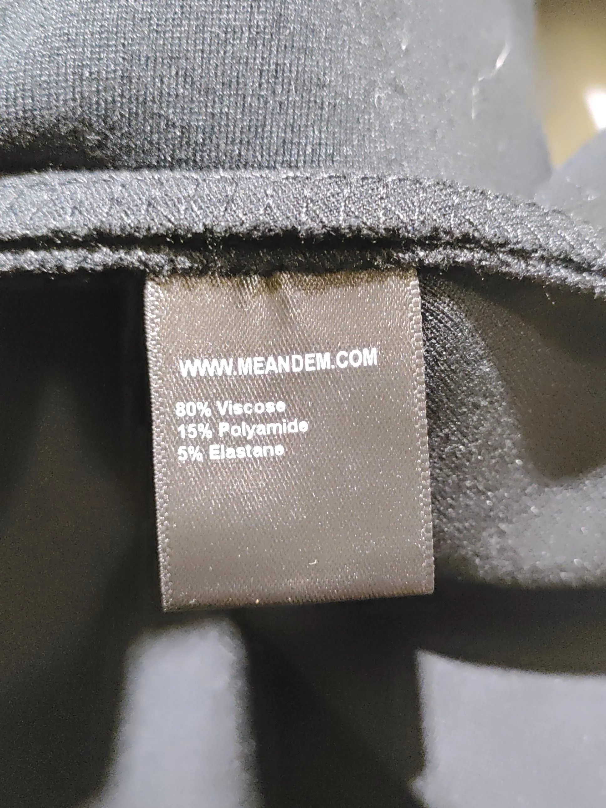 ME+EM Shirt Midi Dress UK12 in Black - Image 7