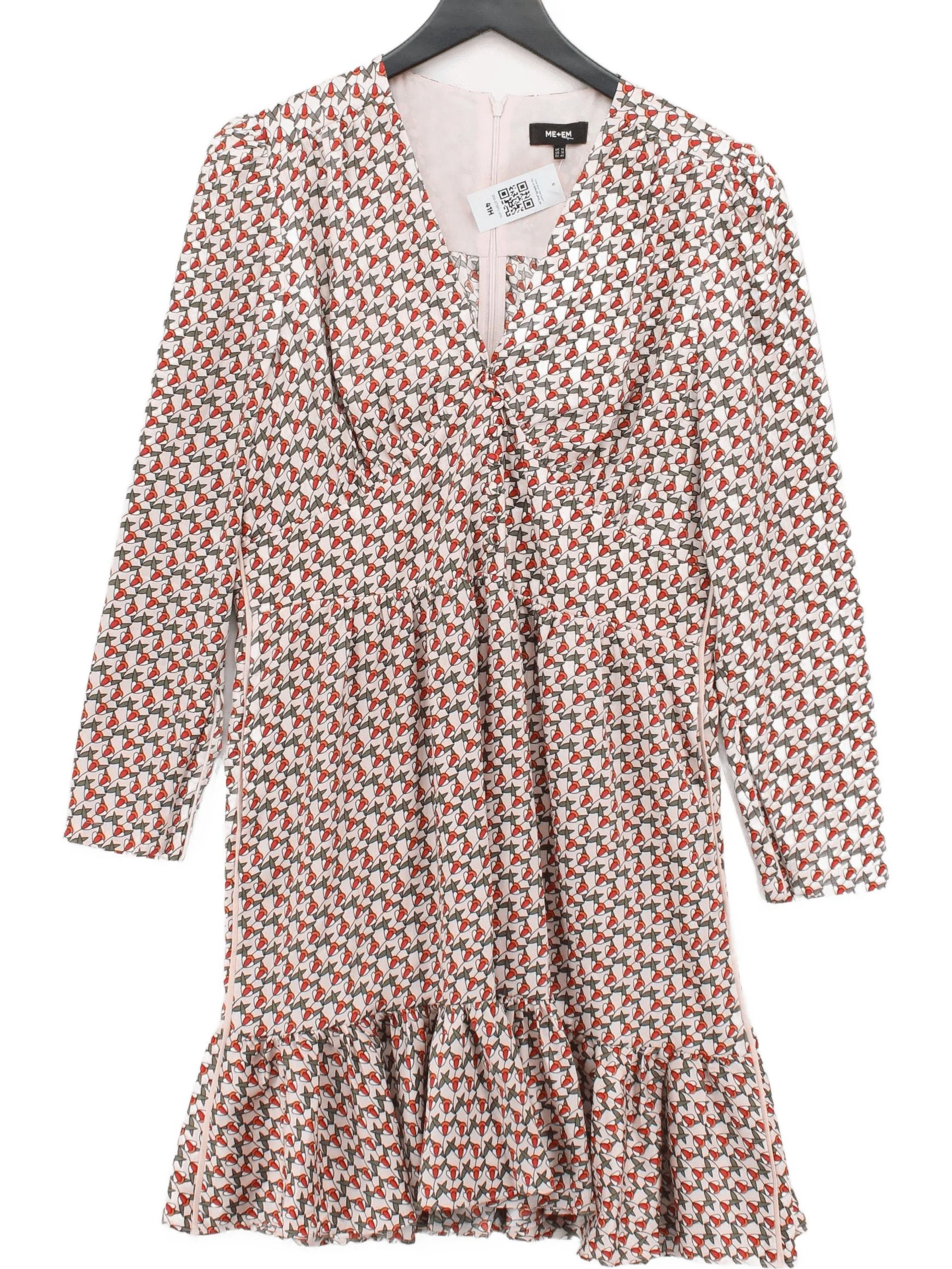 ME+EM Shirt Mini Dress UK16 in Pink