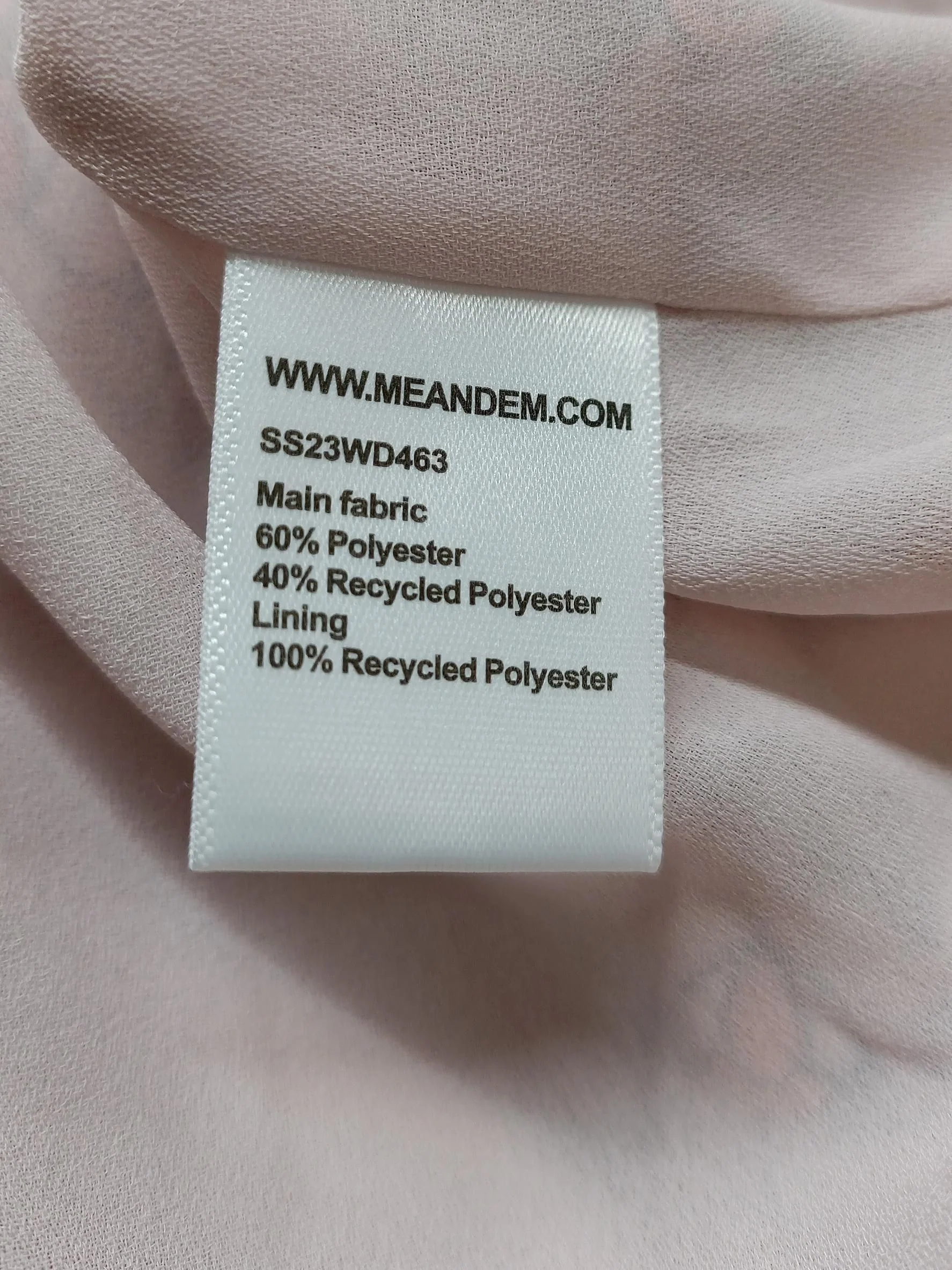 ME+EM Shirt Mini Dress UK16 in Pink - Image 6