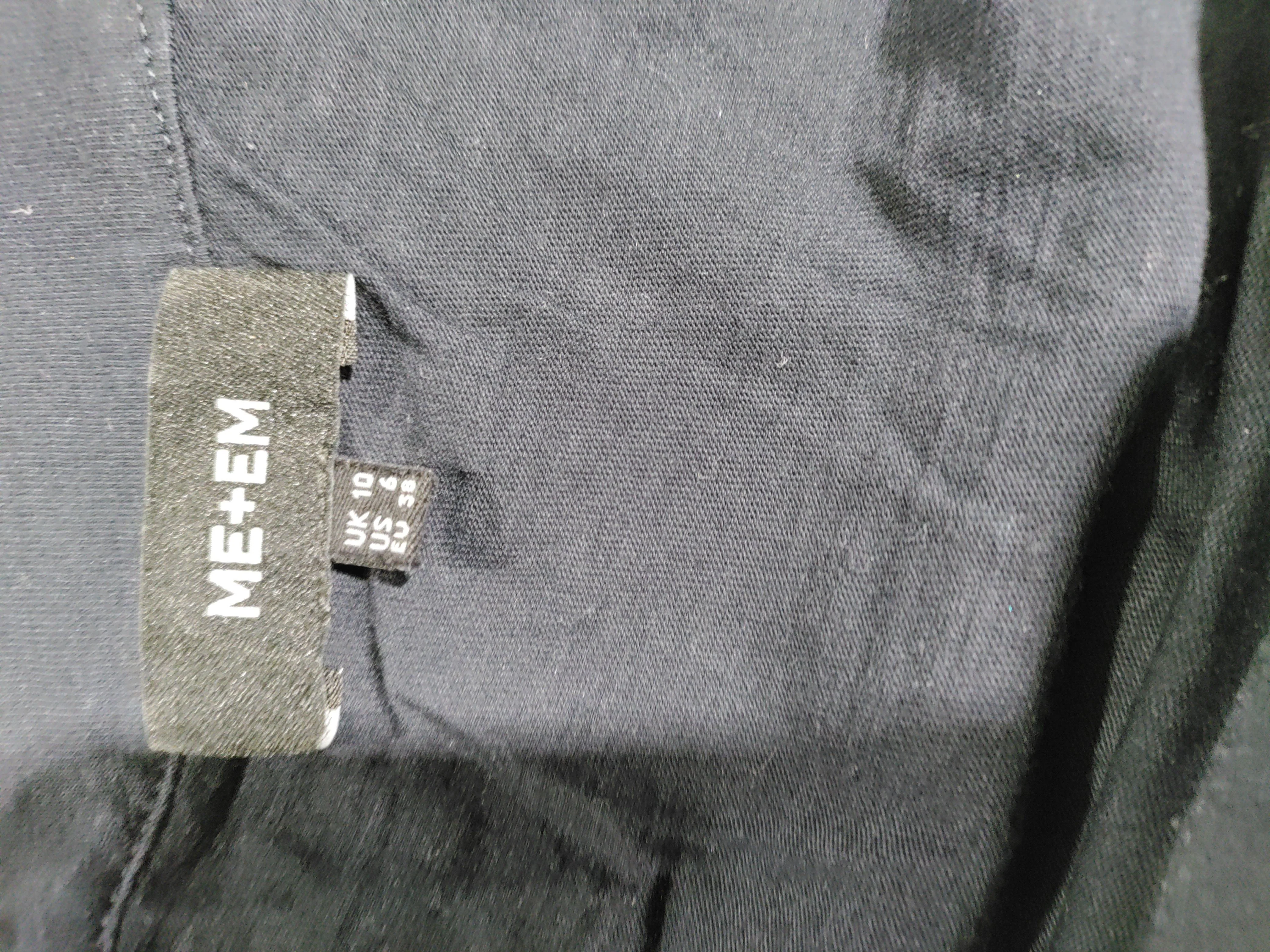 ME+EM T-Shirt Midi Dress UK10 in Black - Image 7