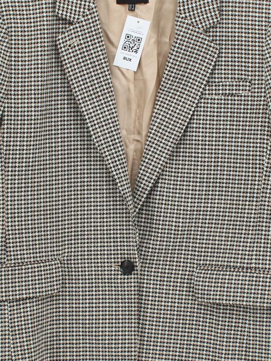 ME+EM Women's Blazer UK 12 Multi Wool - Image 3