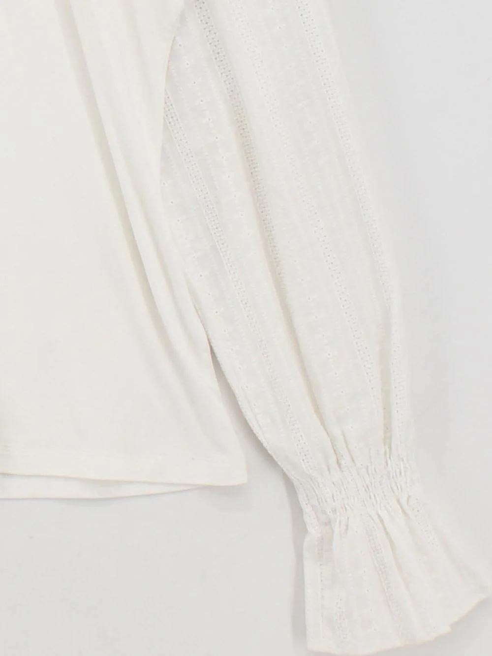 ME+EM Women's Blouse UK 16 White Viscose with Elastane, Cotton Basic - Image 4