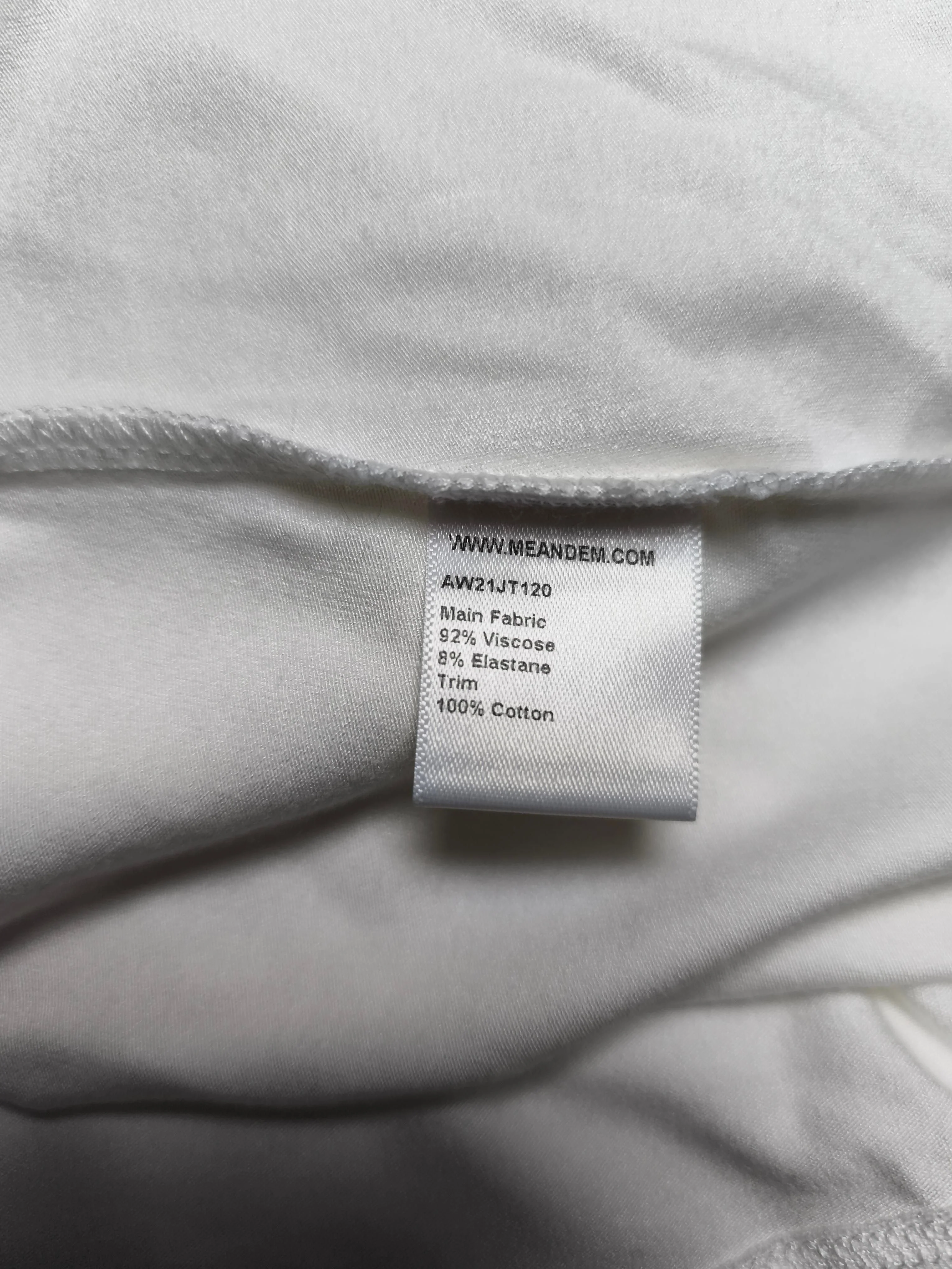 ME+EM Women's Blouse UK 16 White Viscose with Elastane, Cotton Basic - Image 6