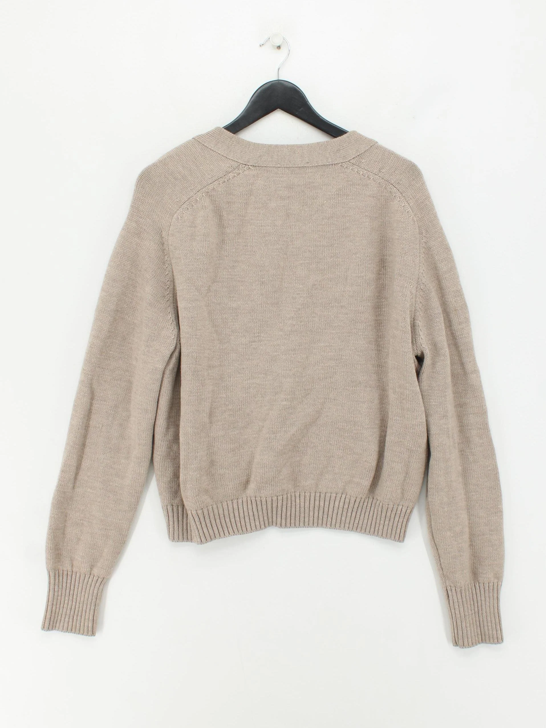 ME+EM Women's Cardigan L Tan Wool with Angora, Polyamide, Elastane Cardigan - Image 2