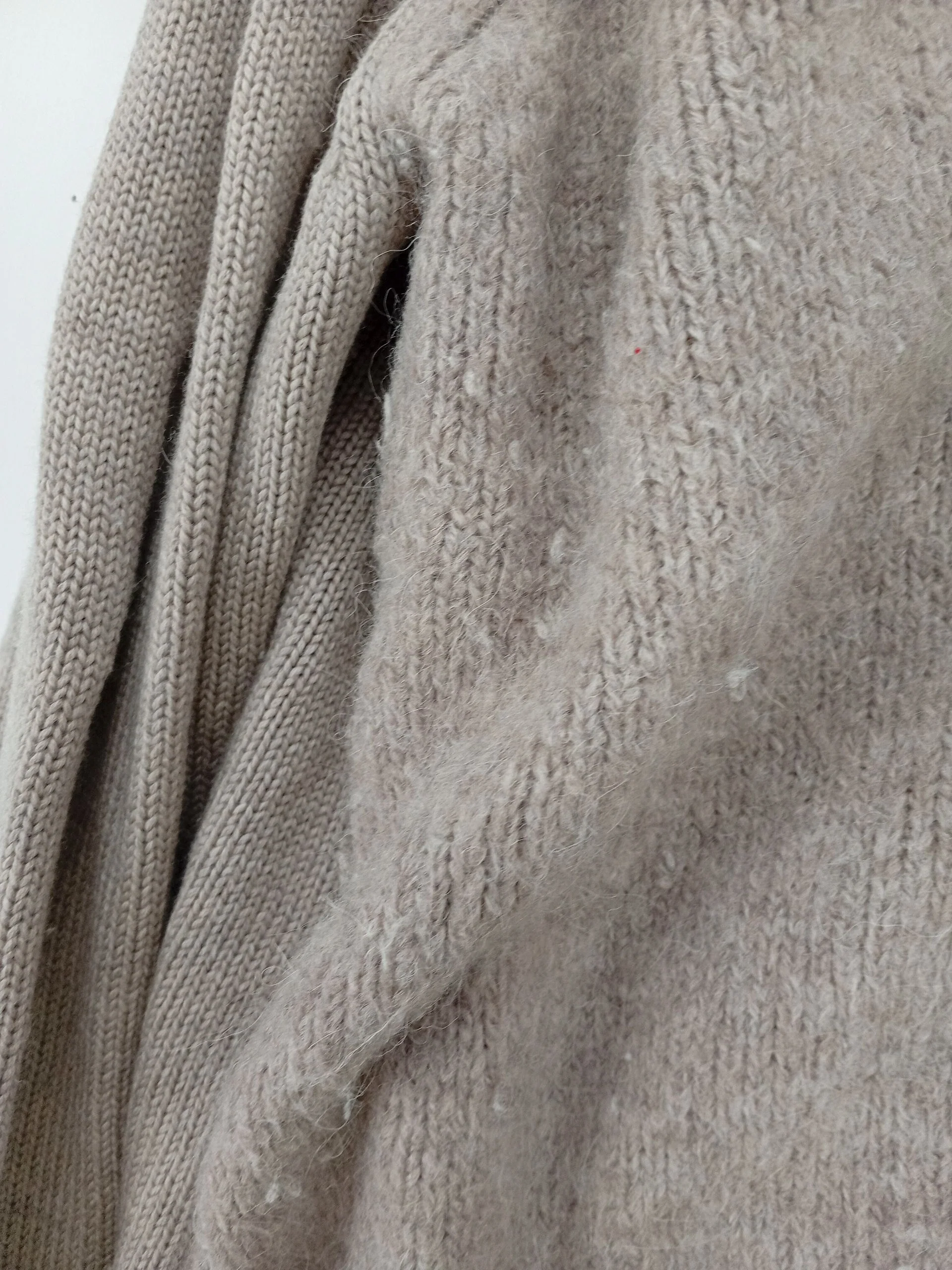 ME+EM Women's Cardigan L Tan Wool with Angora, Polyamide, Elastane Cardigan - Image 5