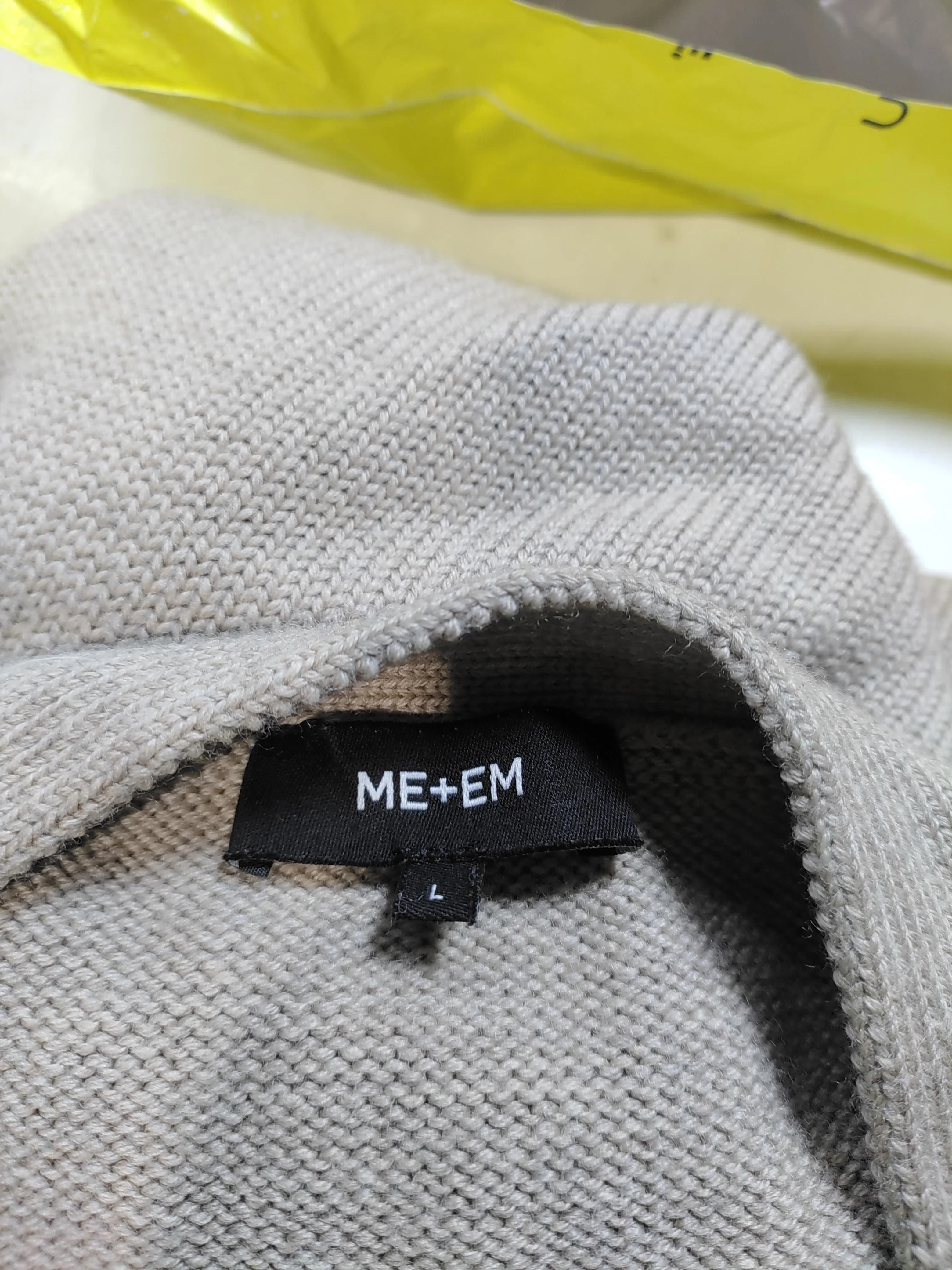 ME+EM Women's Cardigan L Tan Wool with Angora, Polyamide, Elastane Cardigan - Image 6