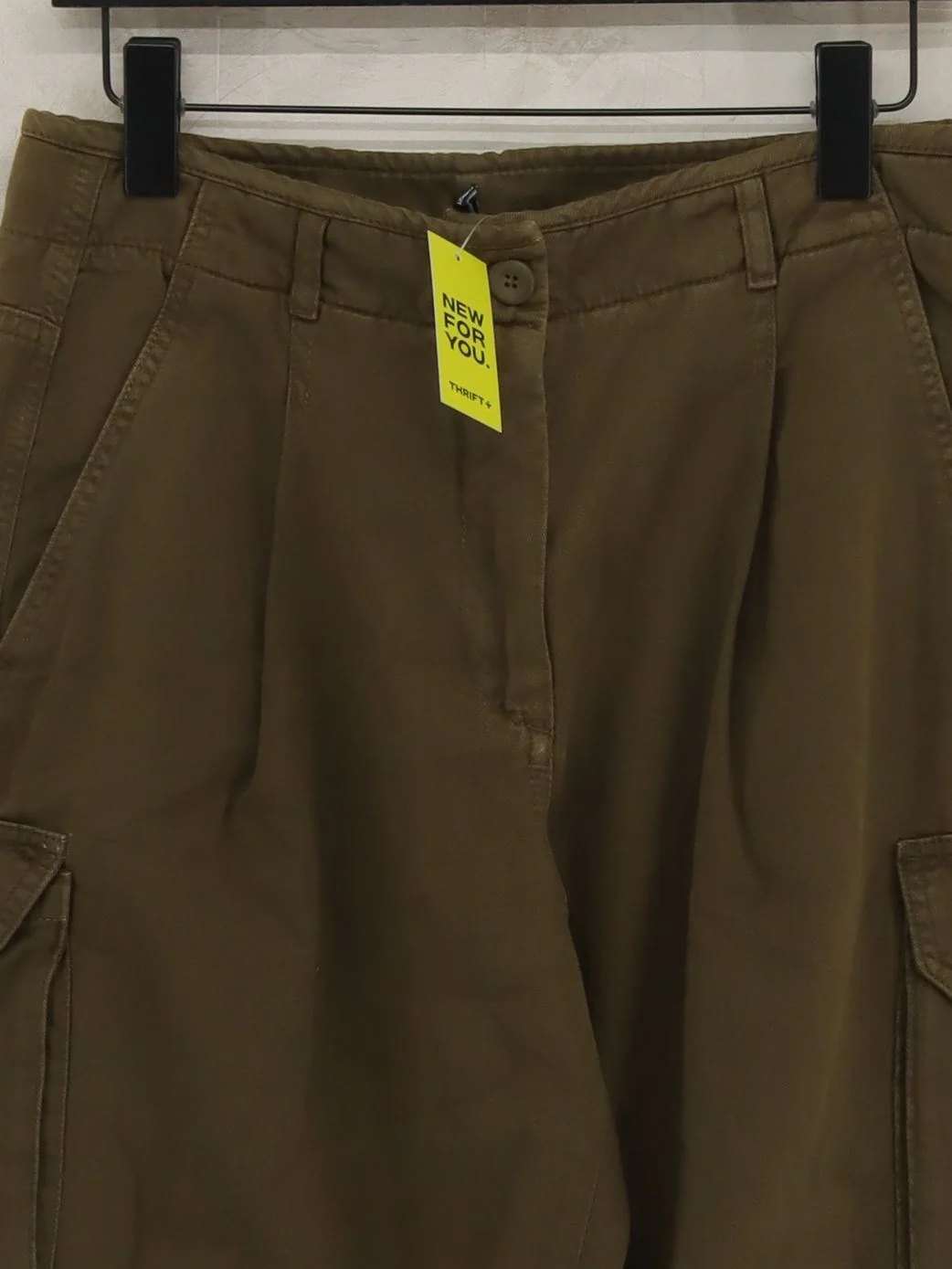 ME+EM Women's Jeans M Green 100% Cotton Straight - Image 3