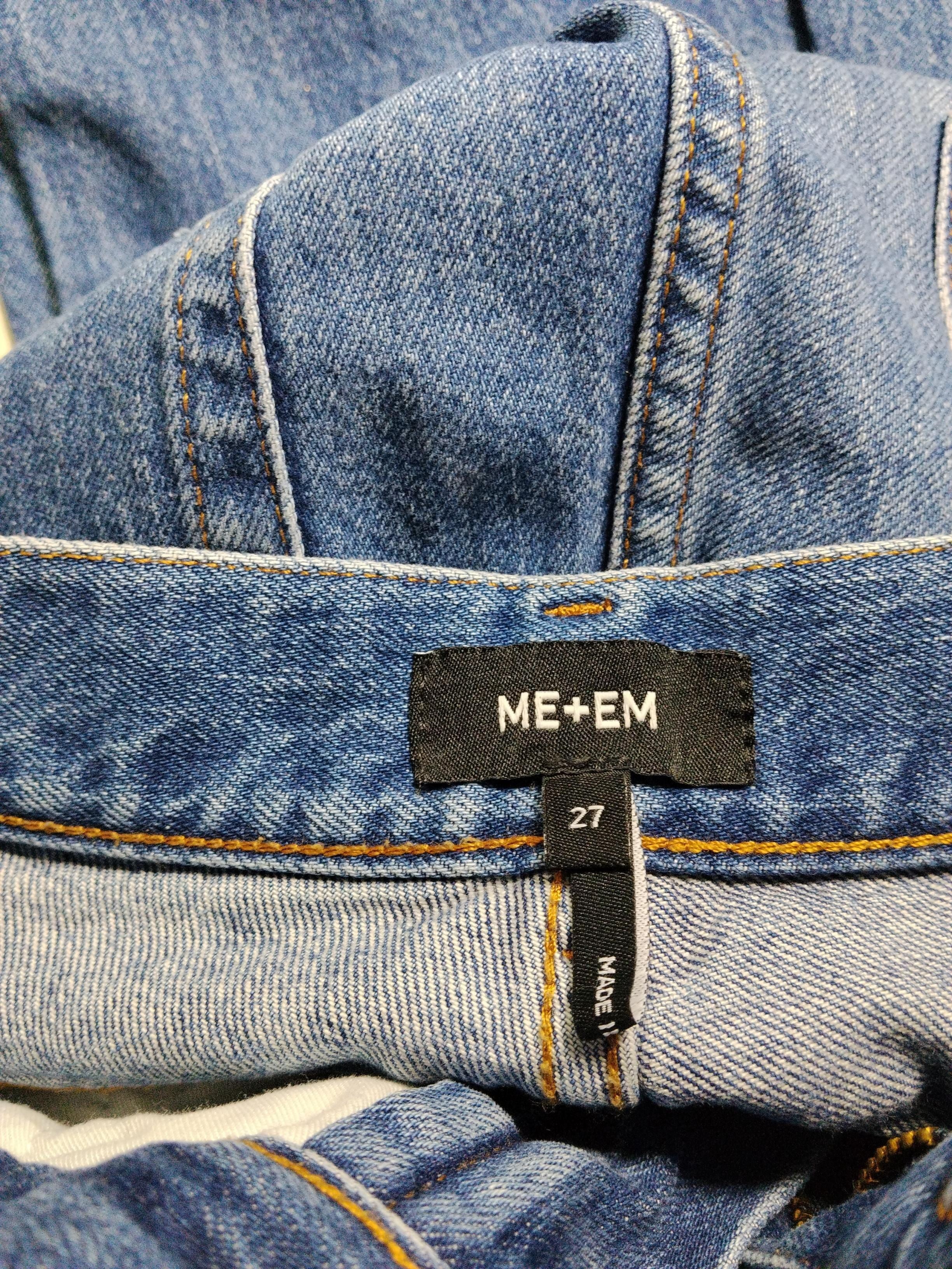 ME+EM Women's Jeans W 27 in Blue Cotton with Polyester, Cotton Straight - Image 5