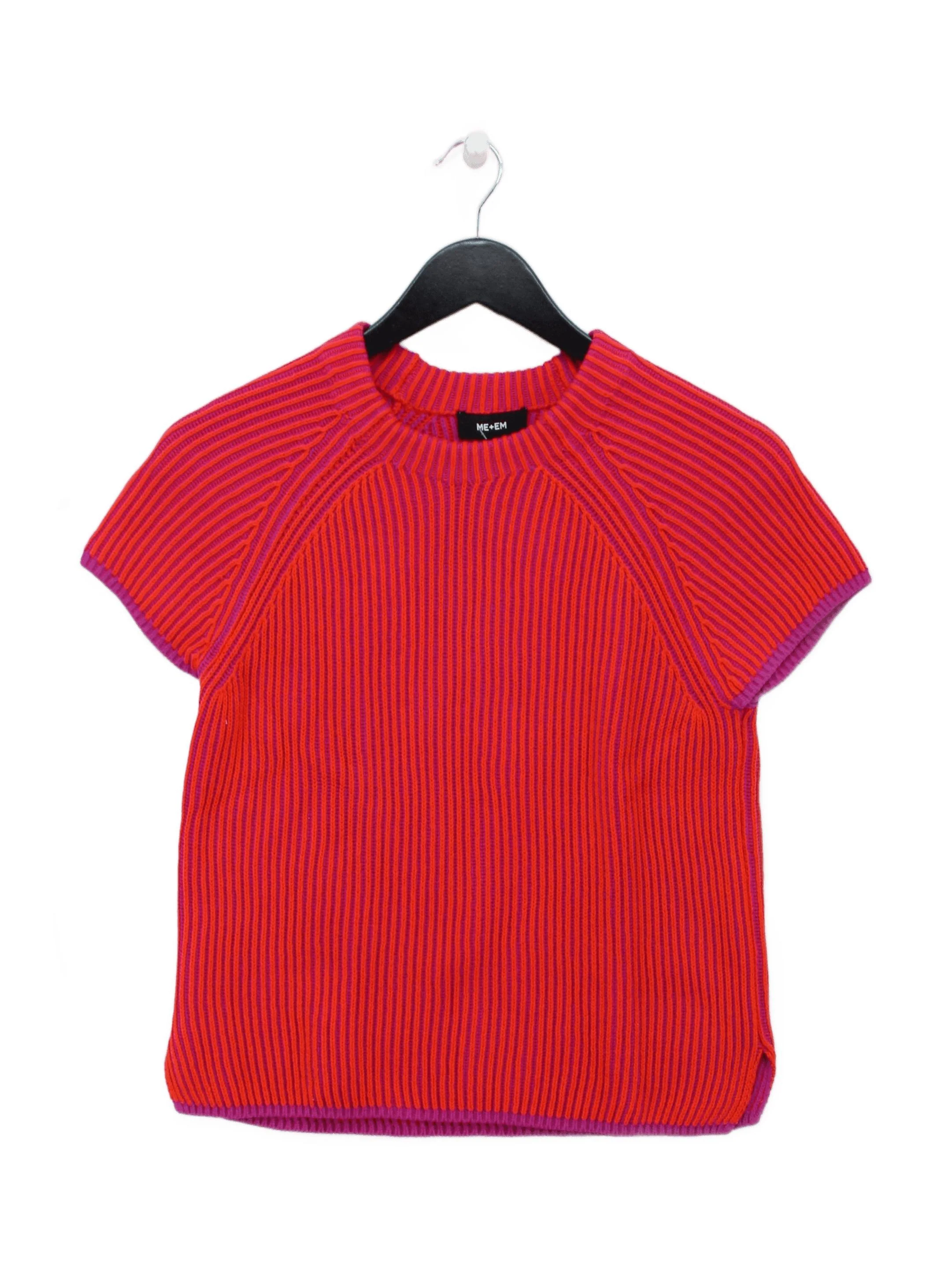 ME+EM Women's Jumper S Multi 100% Cotton Crew Neck Pullover