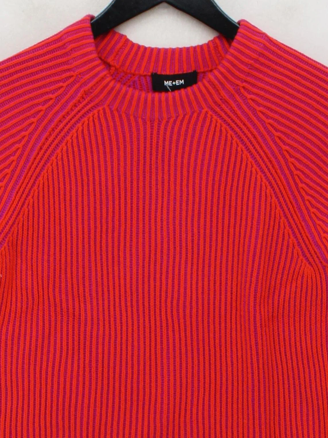ME+EM Women's Jumper S Multi 100% Cotton Crew Neck Pullover - Image 3
