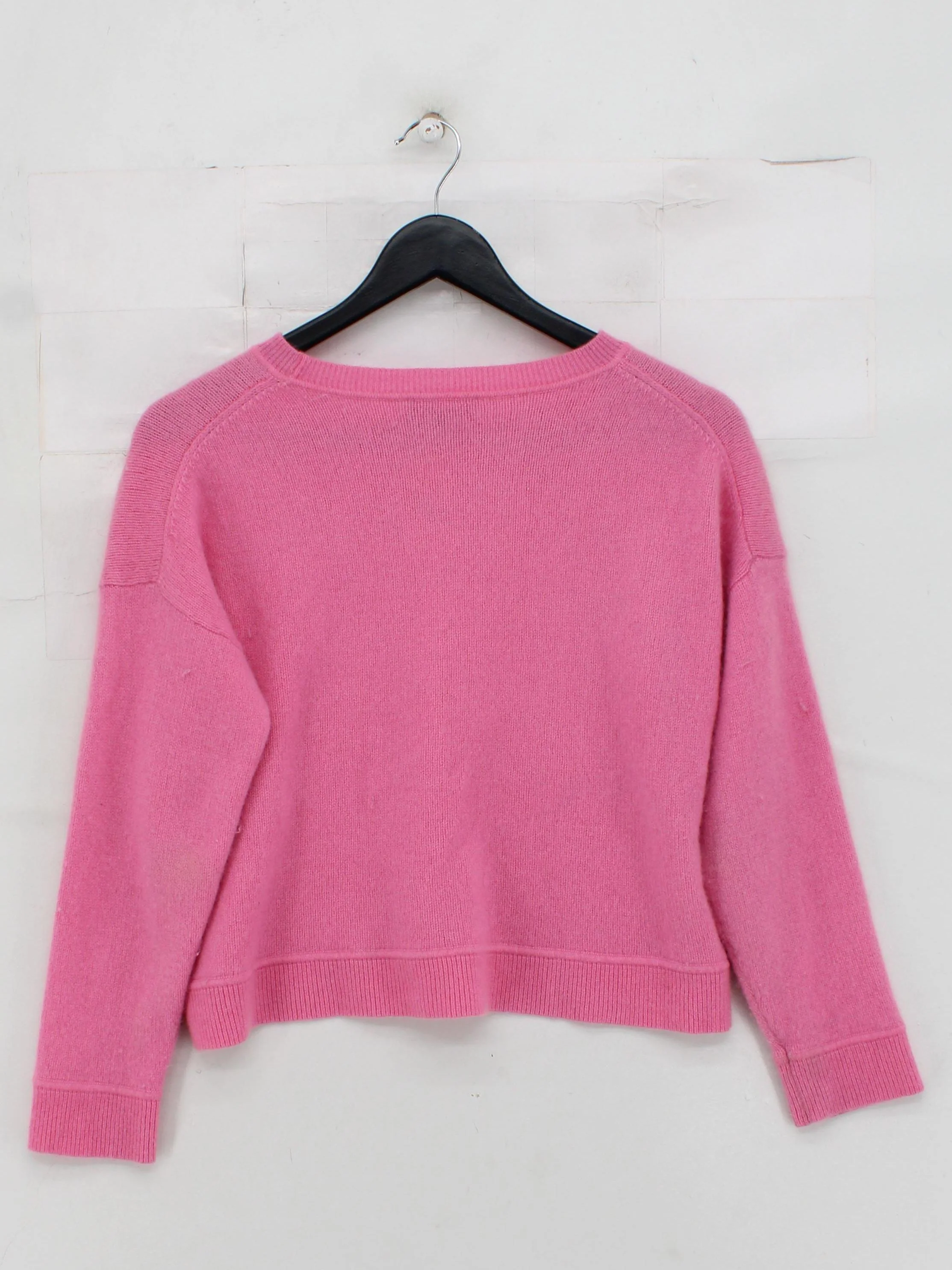 ME+EM Women's Jumper S Pink 100% Cashmere Crew Neck Pullover - Image 2