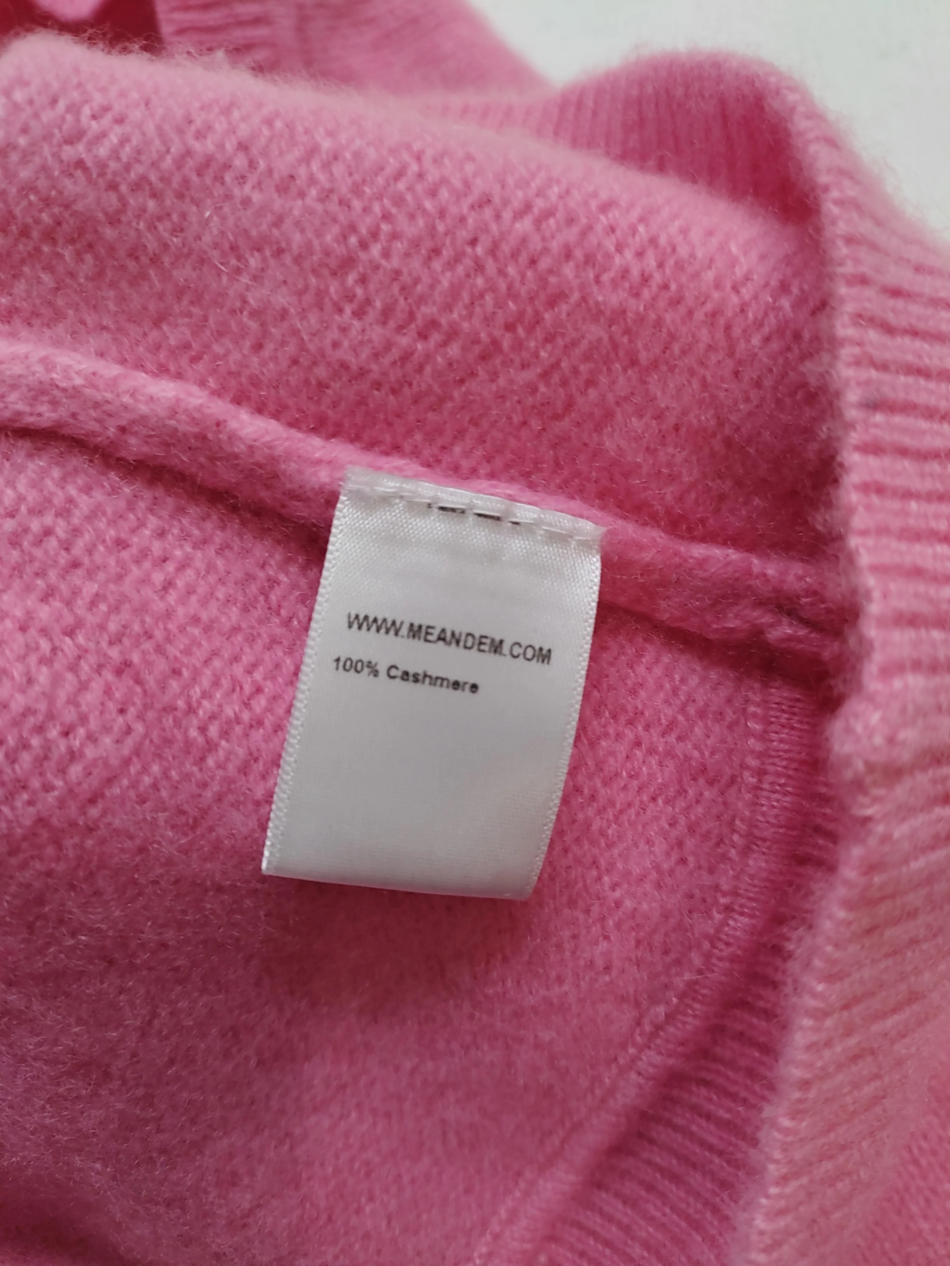 ME+EM Women's Jumper S Pink 100% Cashmere Crew Neck Pullover - Image 7