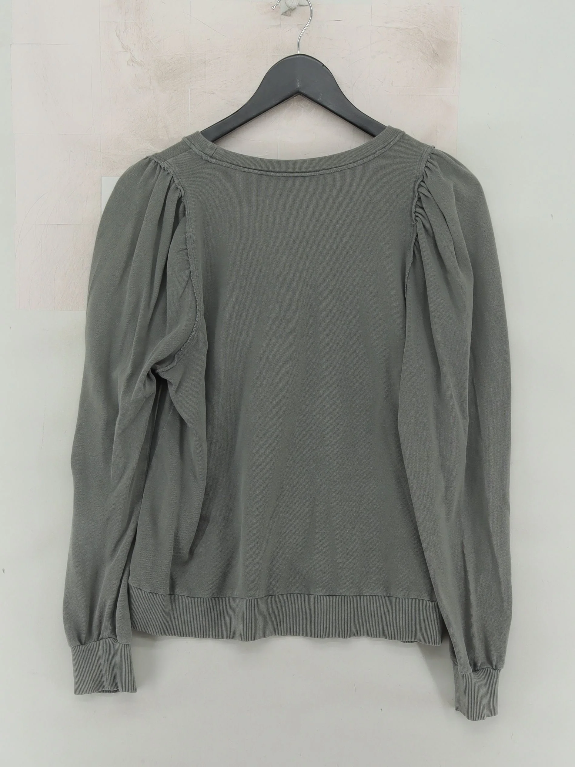 ME+EM Women's Jumper UK 12 Grey Cotton with Elastane Round Neck Pullover - Image 2