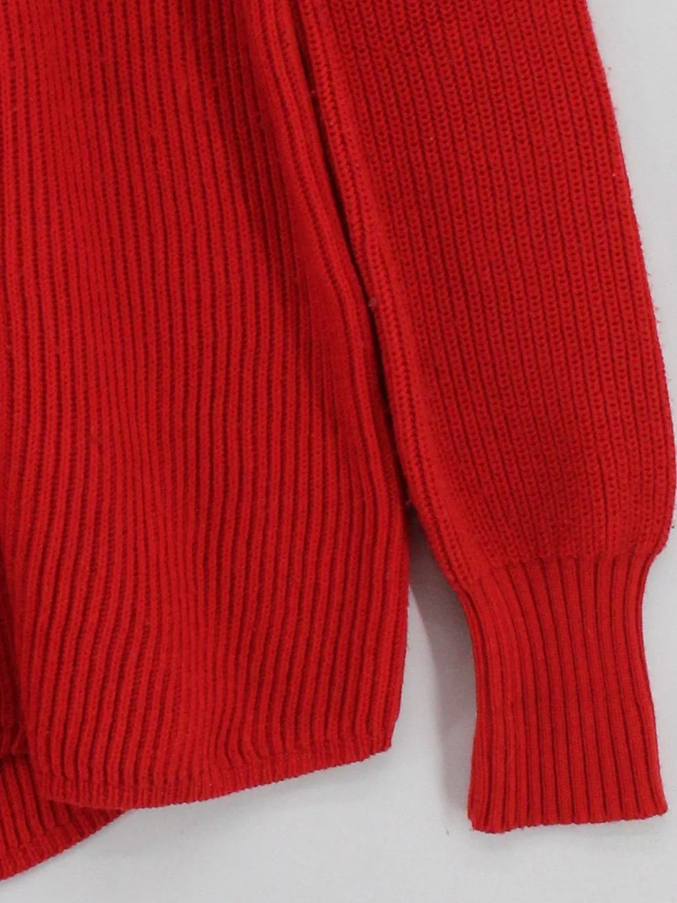 ME+EM Women's Jumper UK 12 Red 100% Wool High Neck Pullover - Image 4