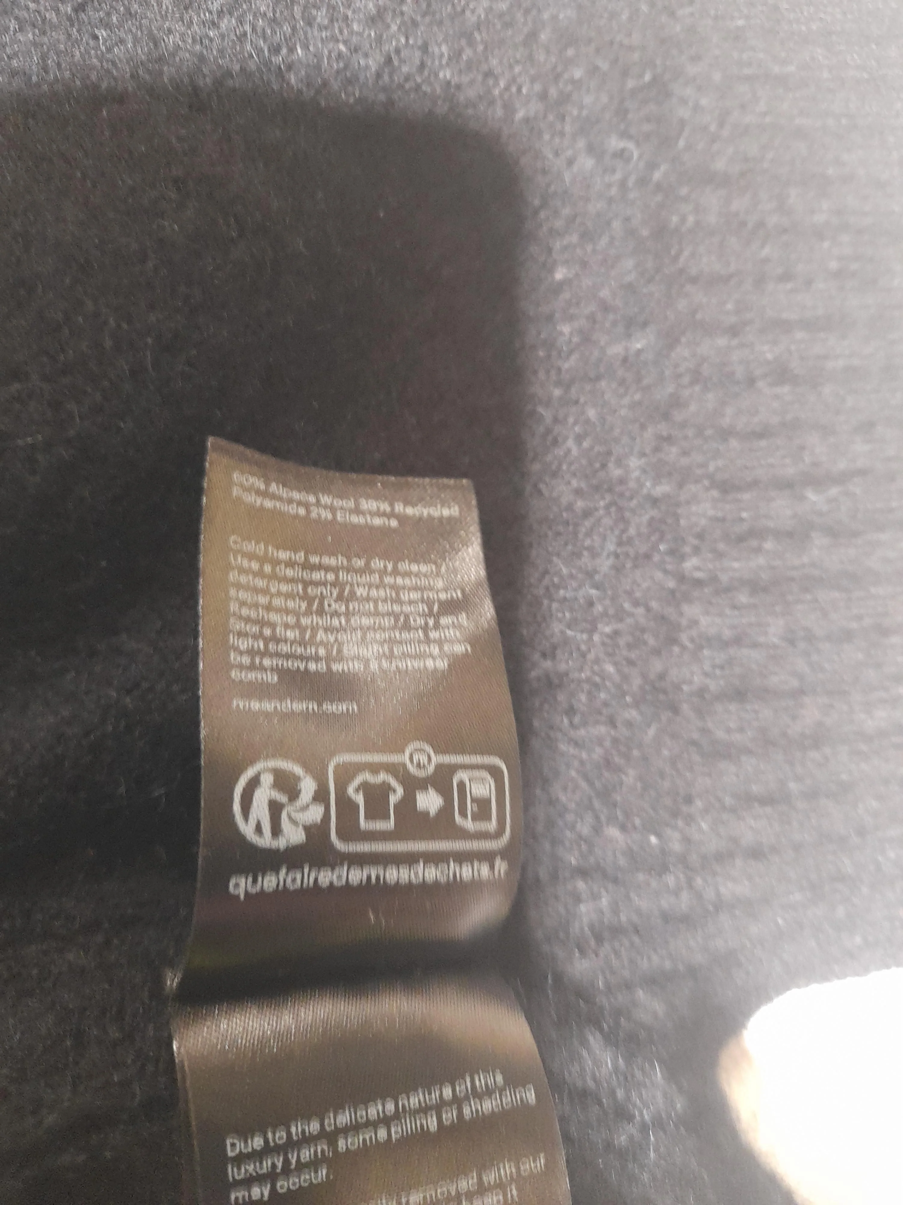ME+EM Women's Jumper XS Black Wool with Polyamide, Elastane V-Neck Vest - Image 6
