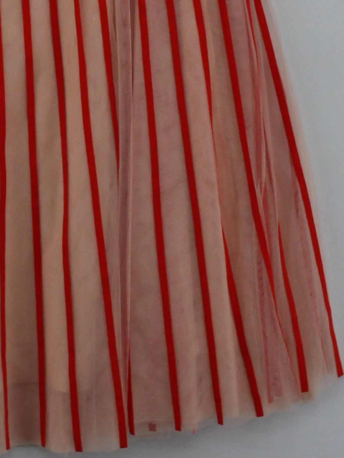 ME+EM Women's Midi Skirt UK 10 Cream Striped Polyester with Viscose Midi A-Line - Image 4