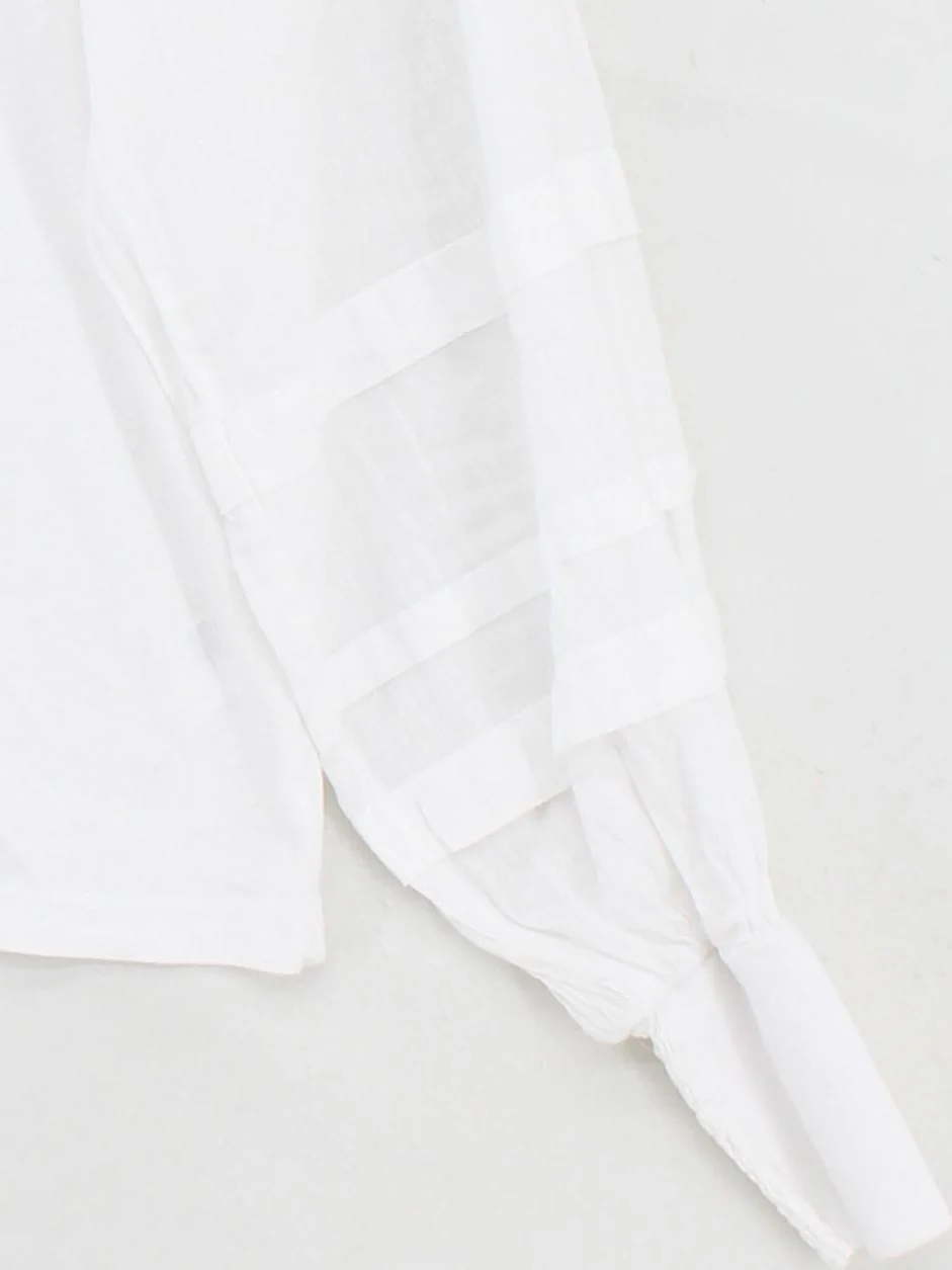 ME+EM Women's Shirt UK 12 White 100% Cotton Long Sleeve Collared Basic - Image 4