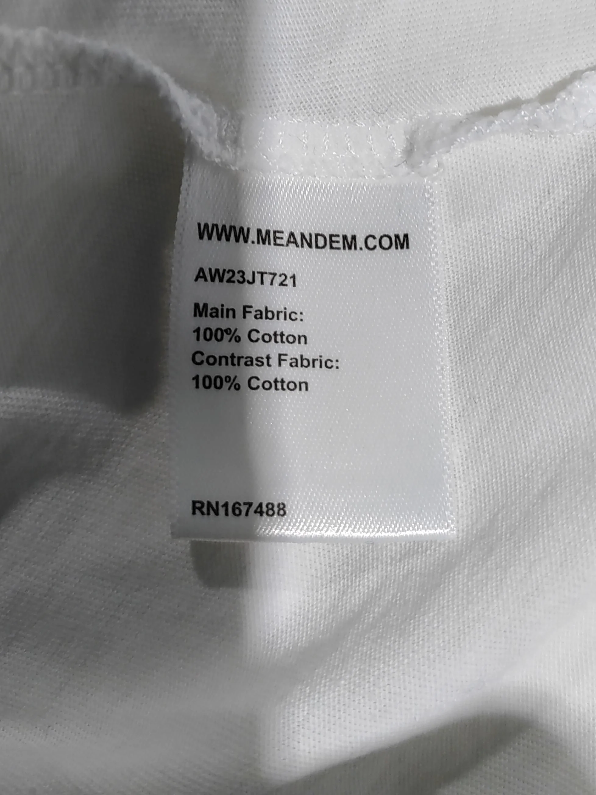 ME+EM Women's Shirt UK 12 White 100% Cotton Long Sleeve Collared Basic - Image 6