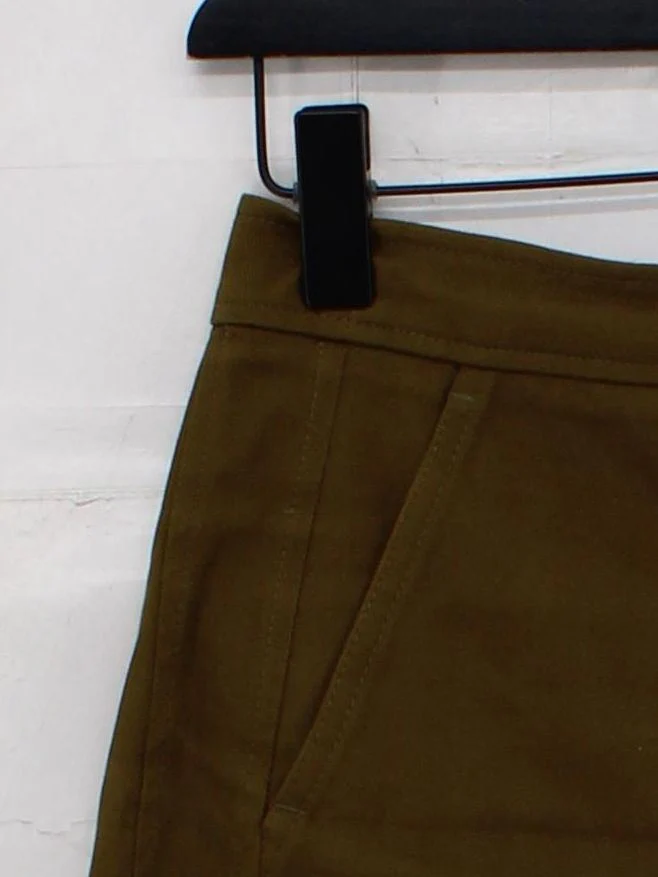 ME+EM Women's Shorts UK 8 Green Cotton with Elastane Sweat - Image 4