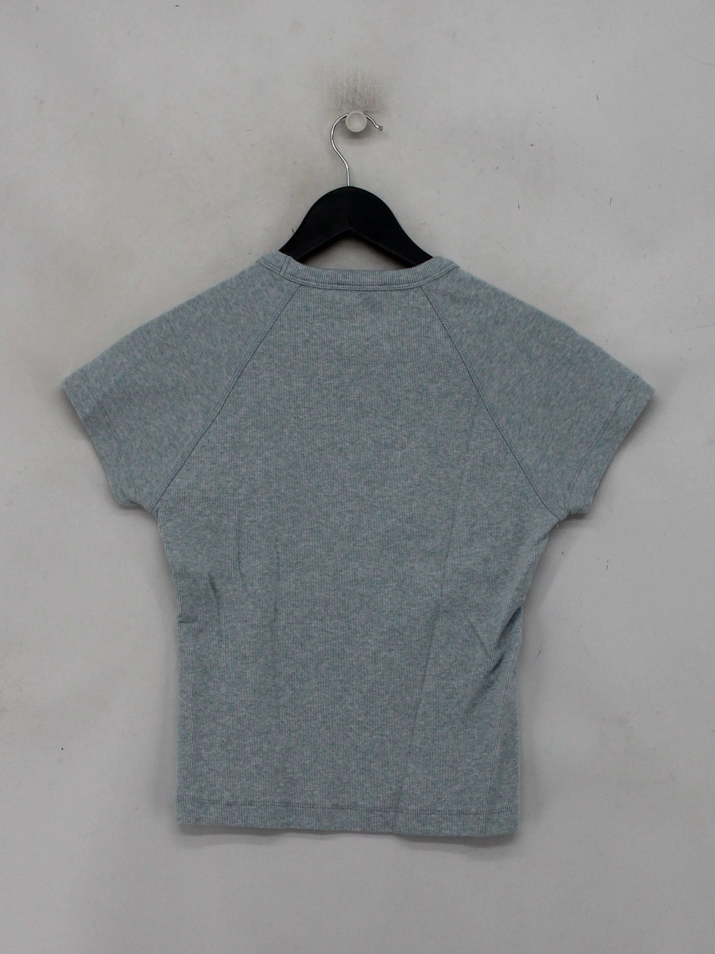 ME+EM Women's T-Shirt UK 12 Blue Cotton with Elastane Basic - Image 2