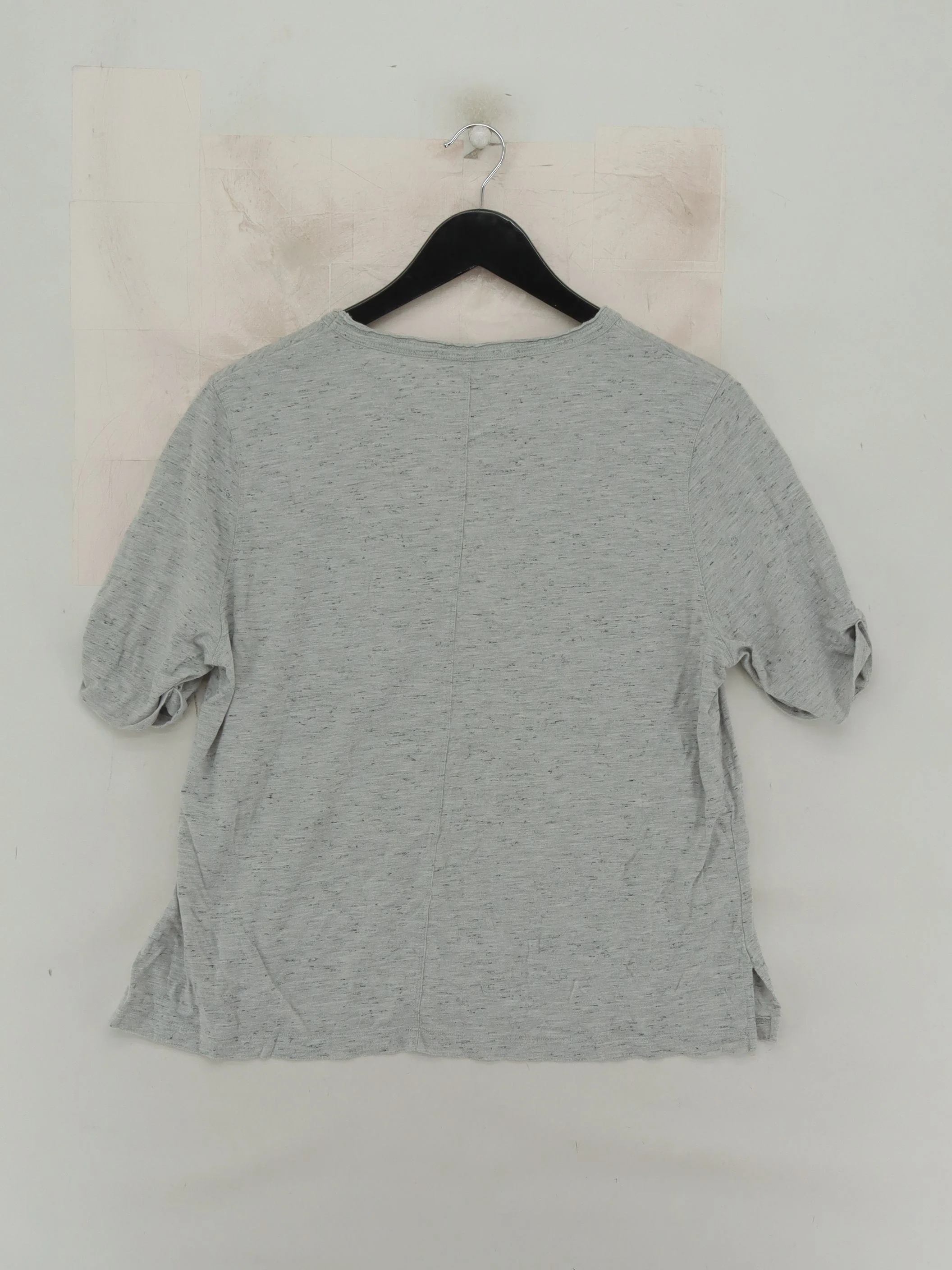 ME+EM Women's T-Shirt UK 16 Grey Lyocell Modal - Image 2